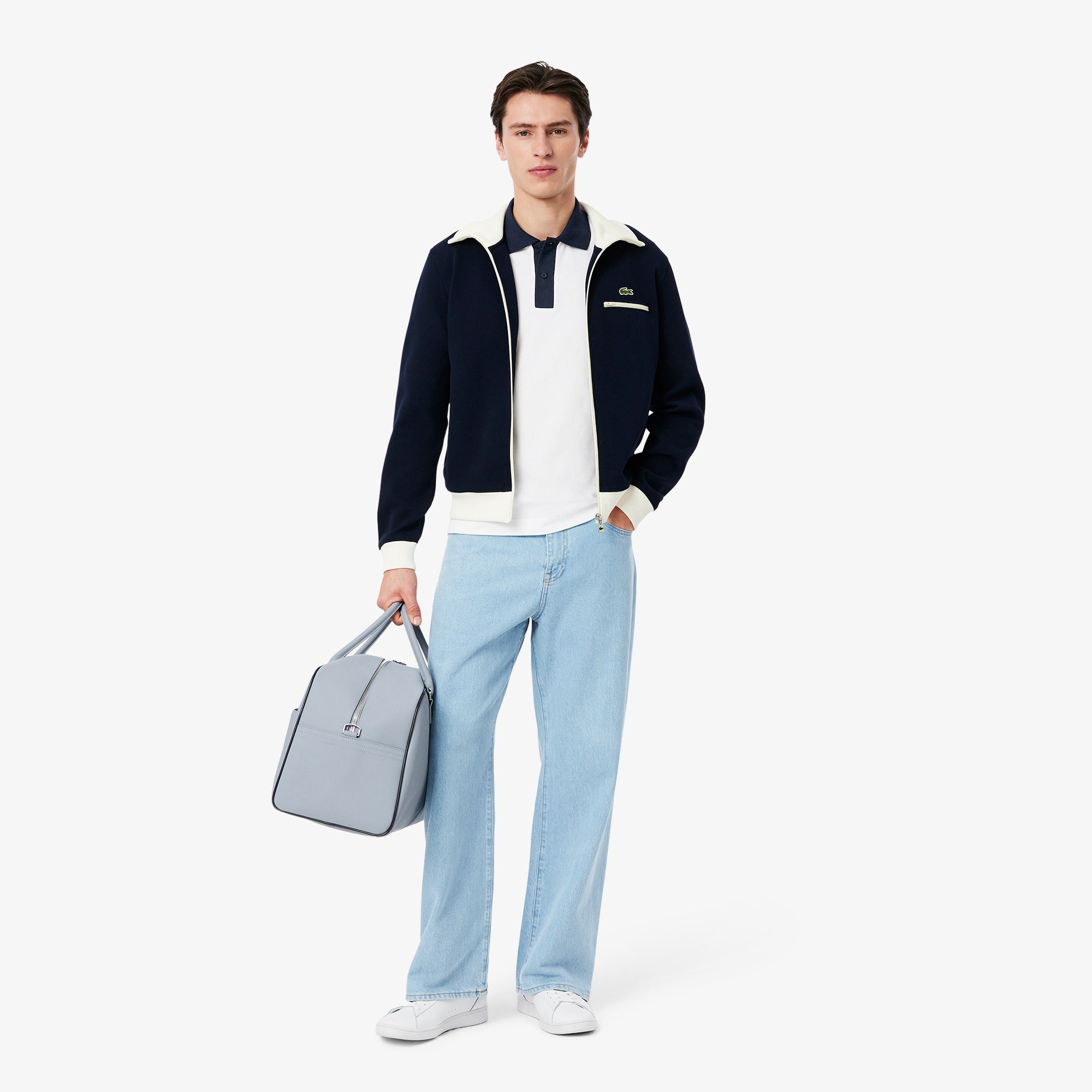 Classic Fit Contrast Collar L.12.12 Polo Shirt