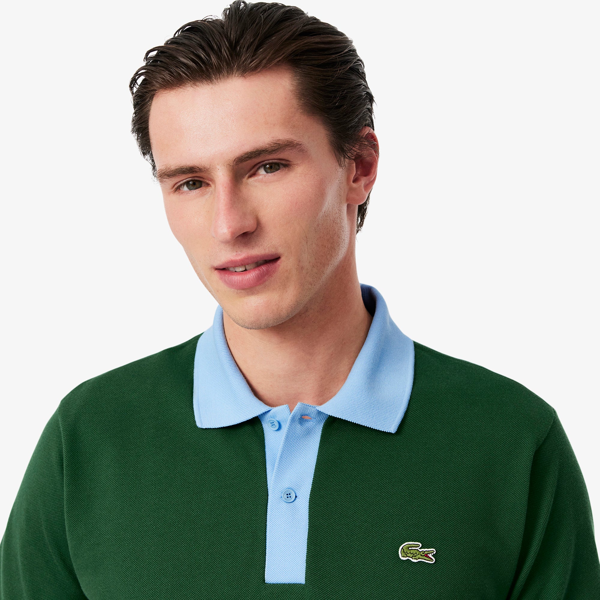 Classic Fit Contrast Collar L.12.12 Polo Shirt