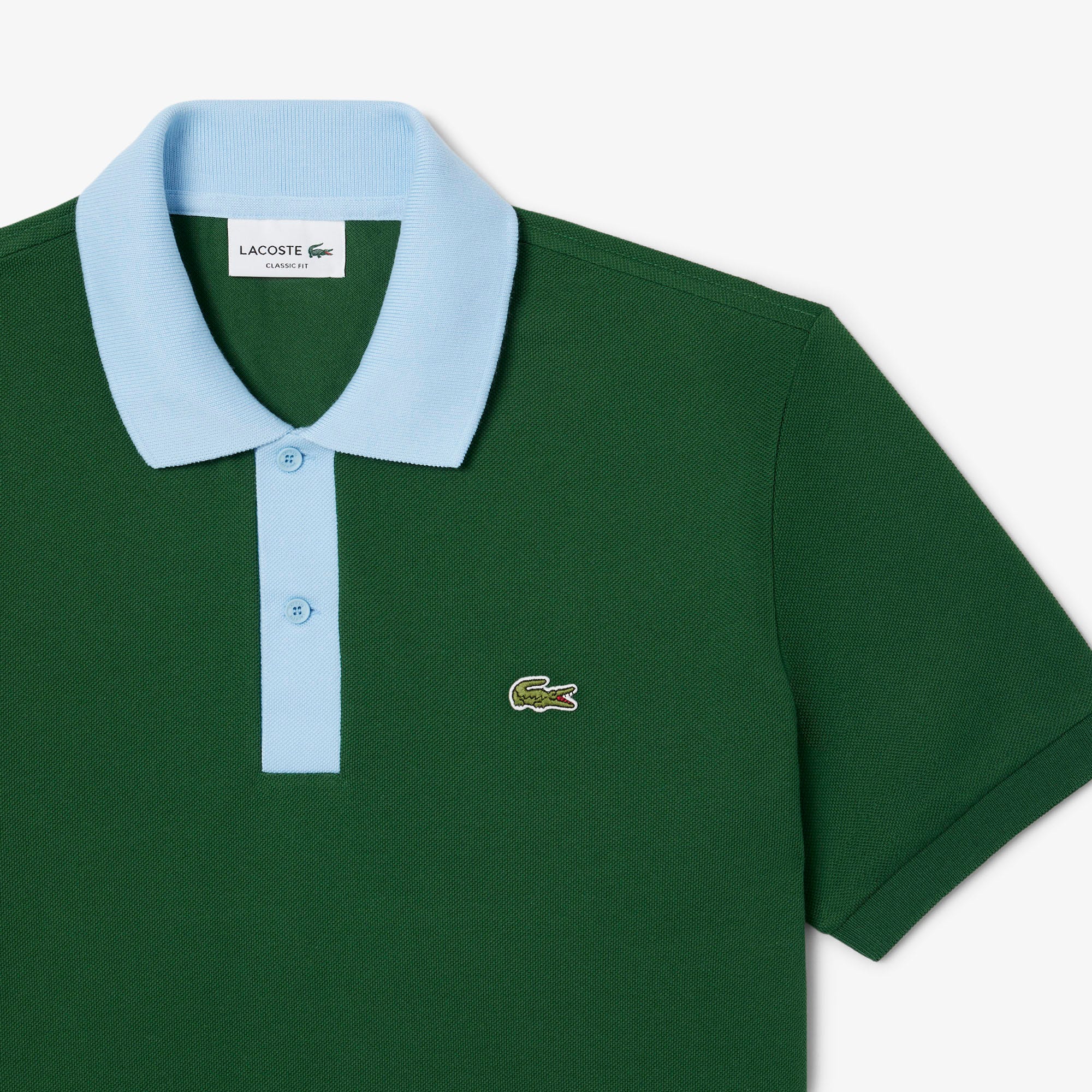Classic Fit Contrast Collar L.12.12 Polo Shirt