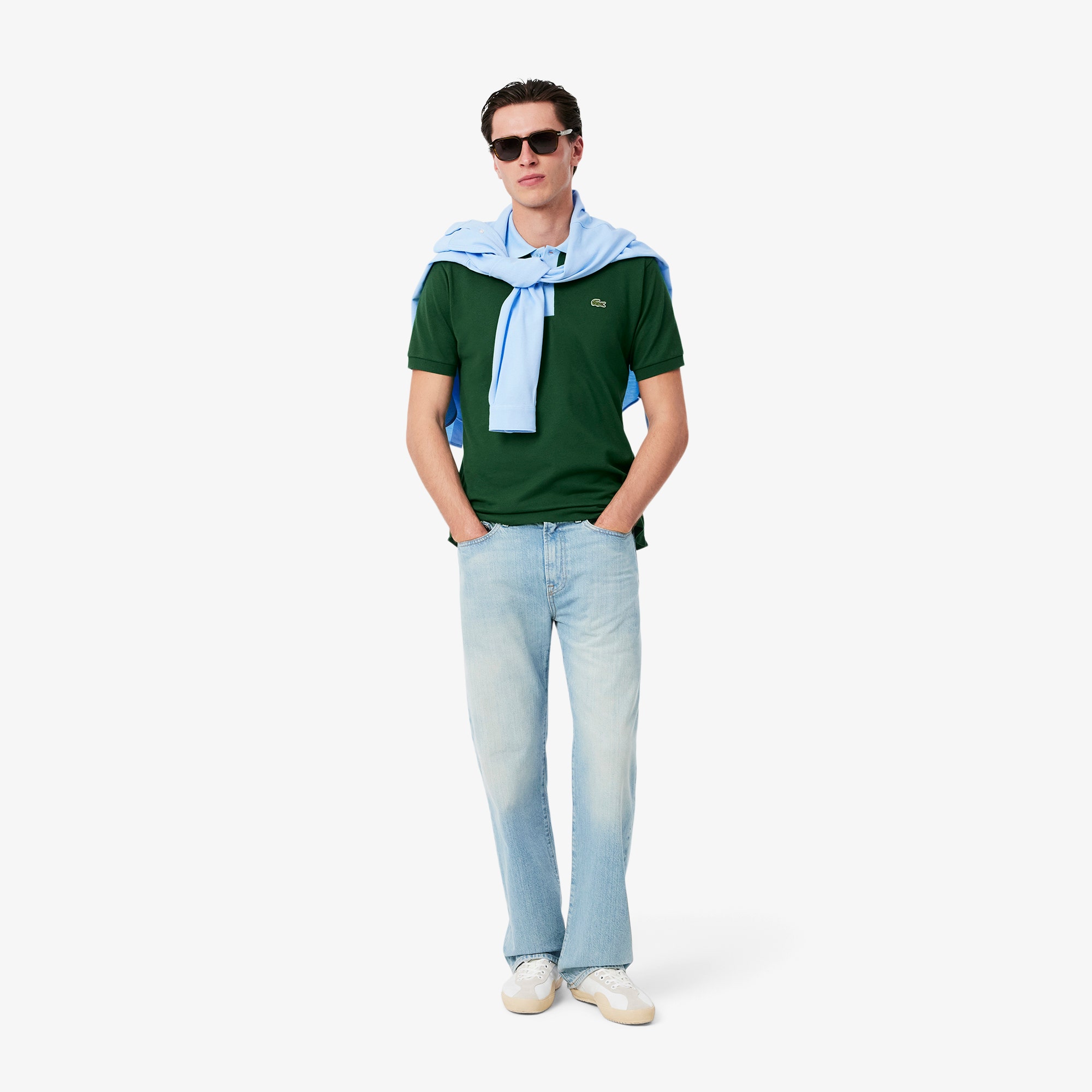 Classic Fit Contrast Collar L.12.12 Polo Shirt
