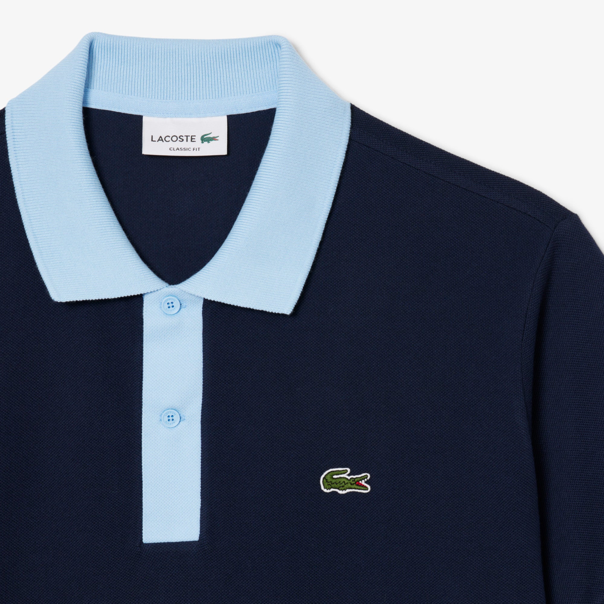 Classic Fit Contrast Collar L.12.12 Polo Shirt