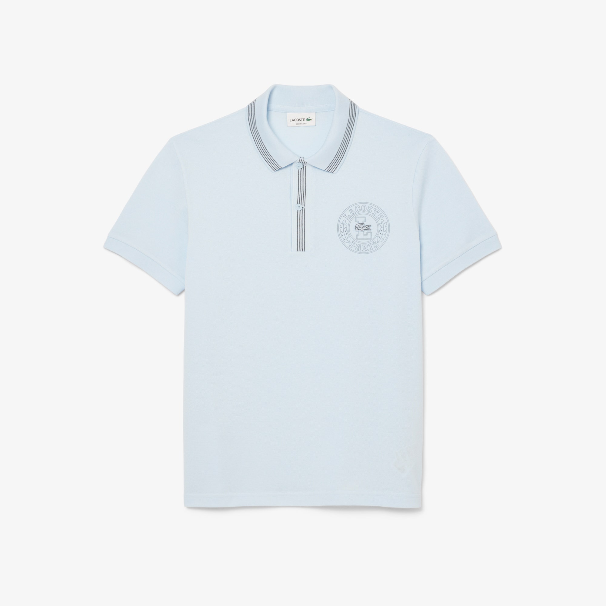 Regular Fit L.12.12 Badge Print Polo Shirt