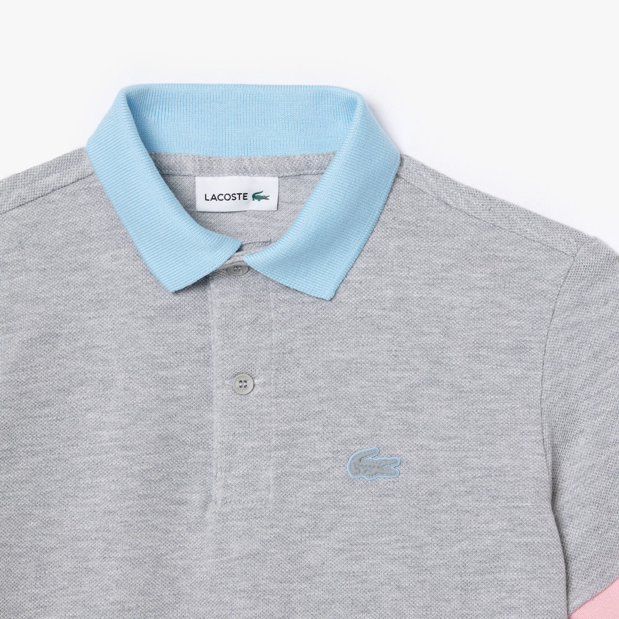 Colour-Block Pique Polo Shirt