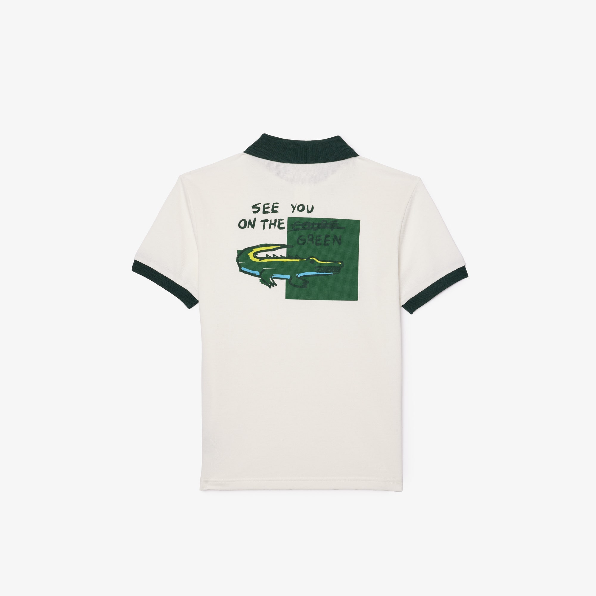 Printed Pique Golf Polo Shirt