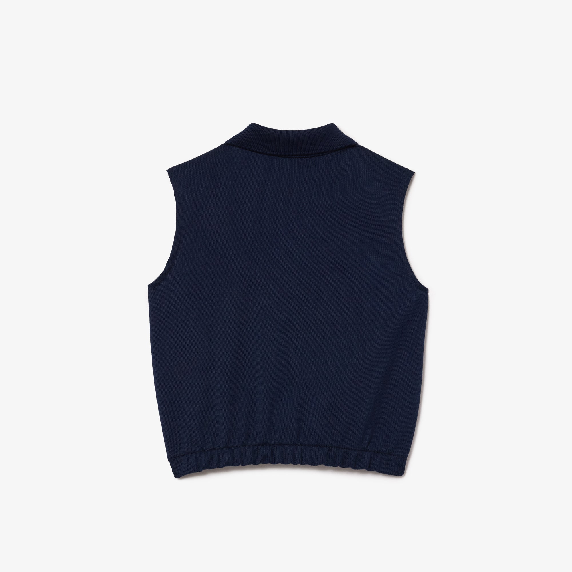 Girls' Lacoste Cotton Pique Sleeveless Polo Shirt