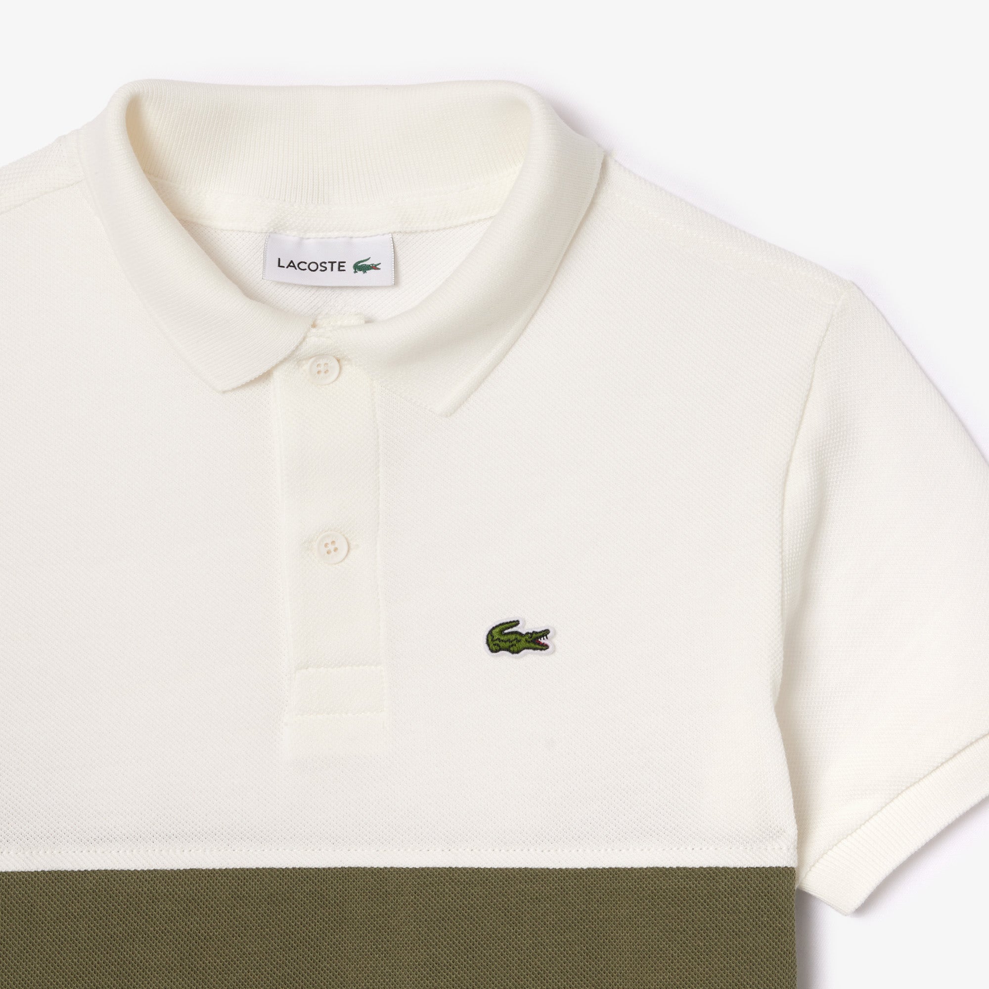 Colour-Block Pique Polo Shirt