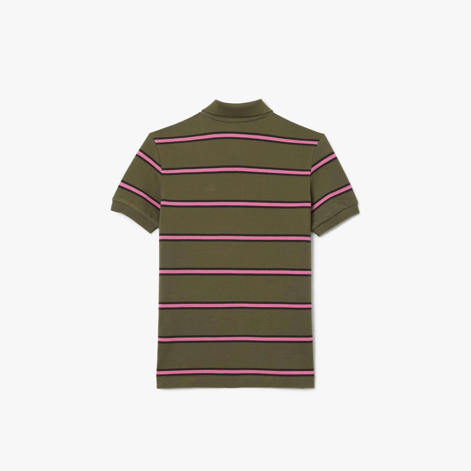 Boys' Lacoste Striped Pique Polo Shirt
