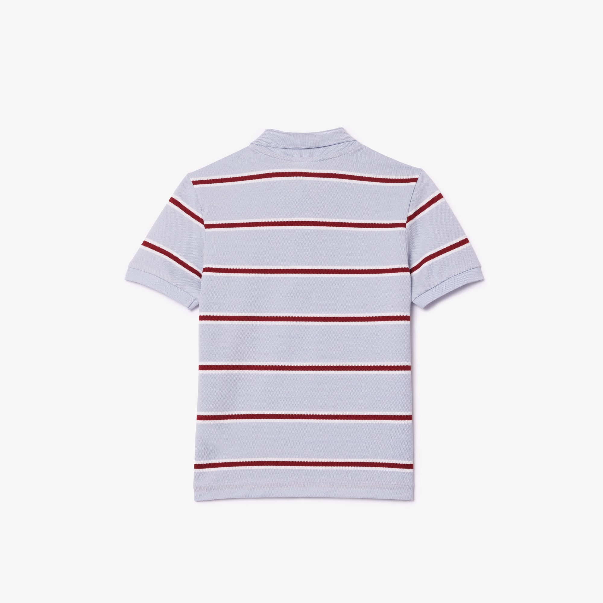 Boy's Lacoste Striped Pique Polo Shirt