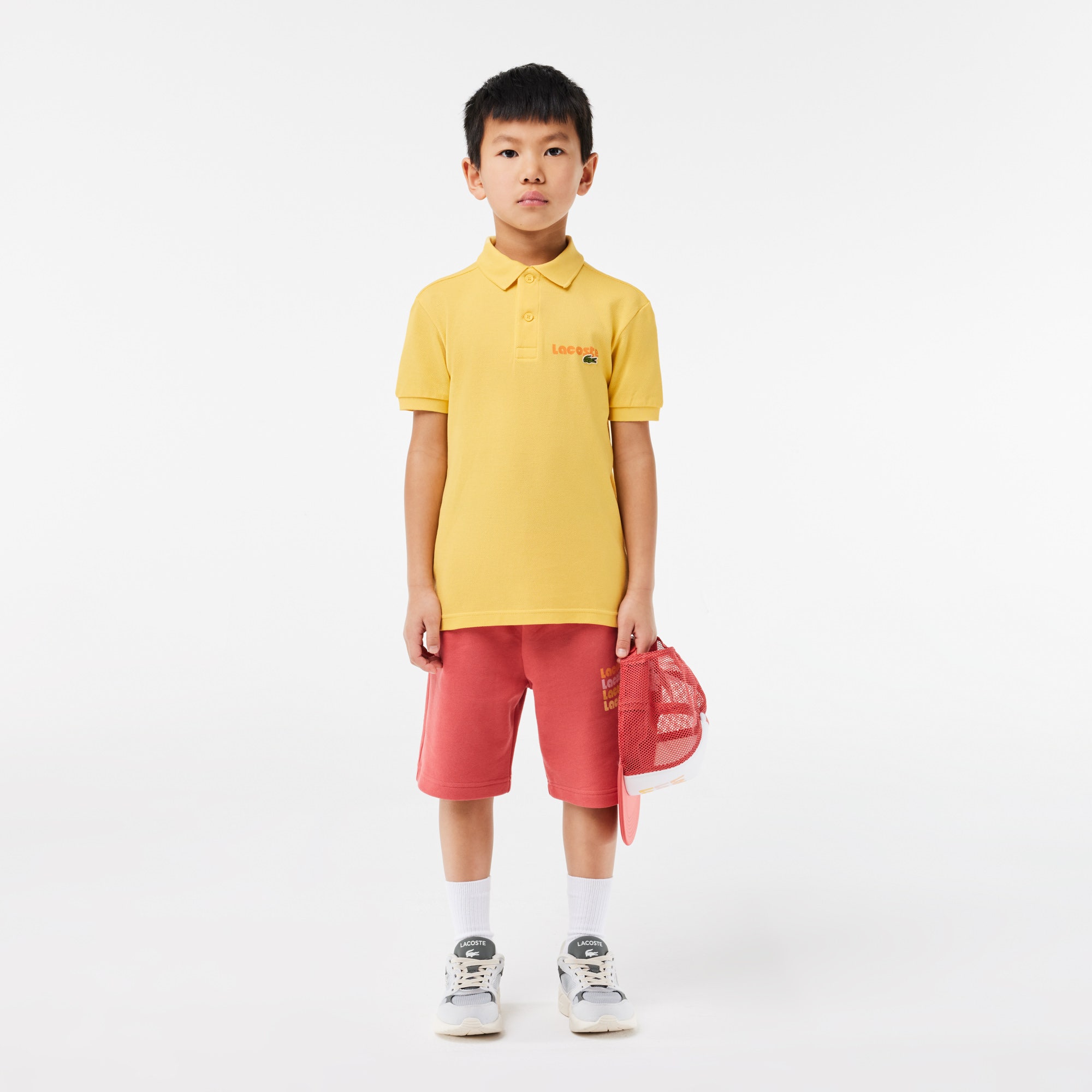 Printed Pique Polo Shirt