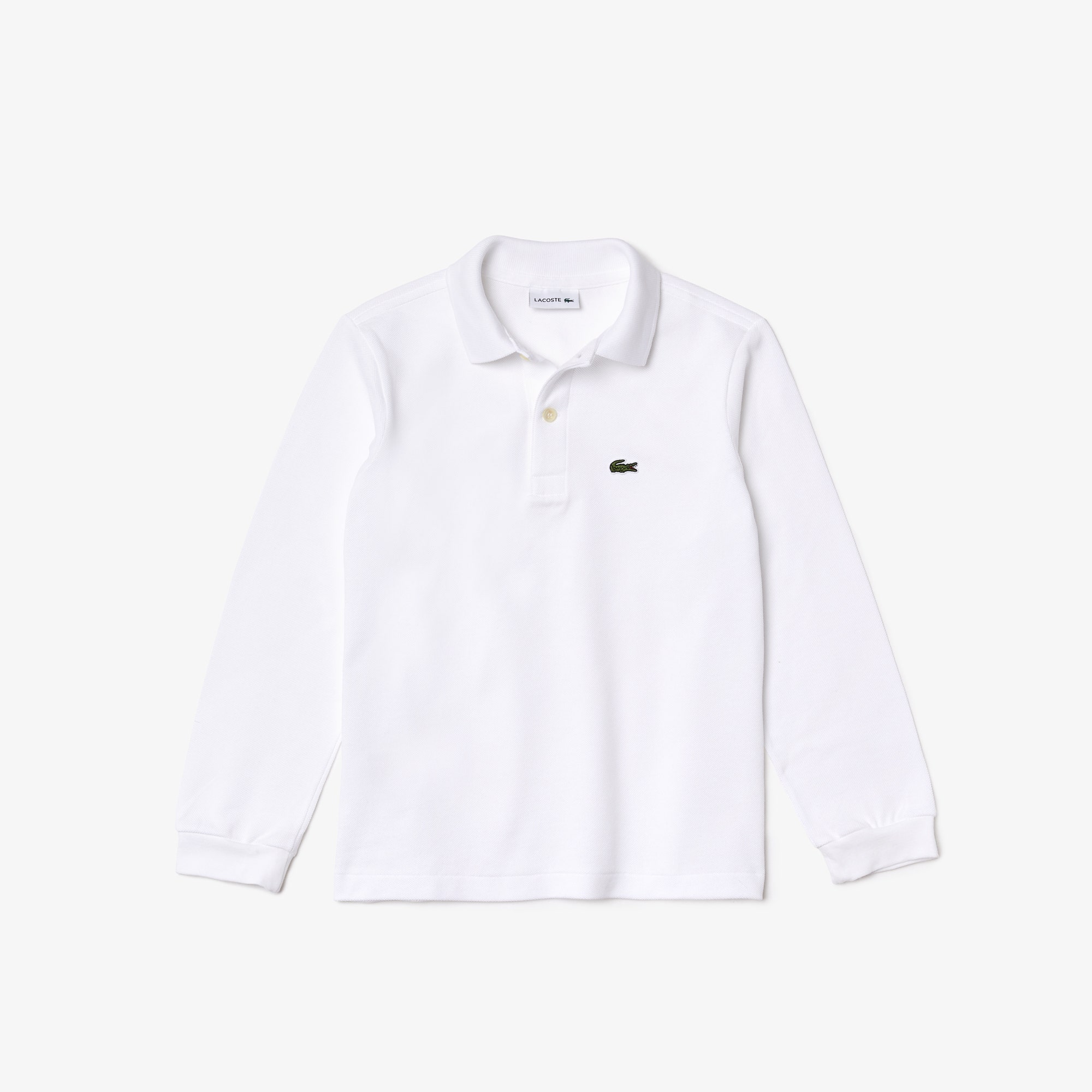 Long Sleeve Petit Pique Polo Shirt