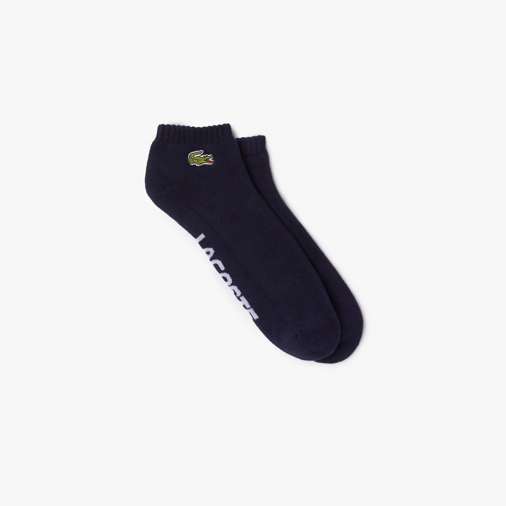 Unisex Lacoste SPORT Branded Stretch Cotton Low-Cut Socks