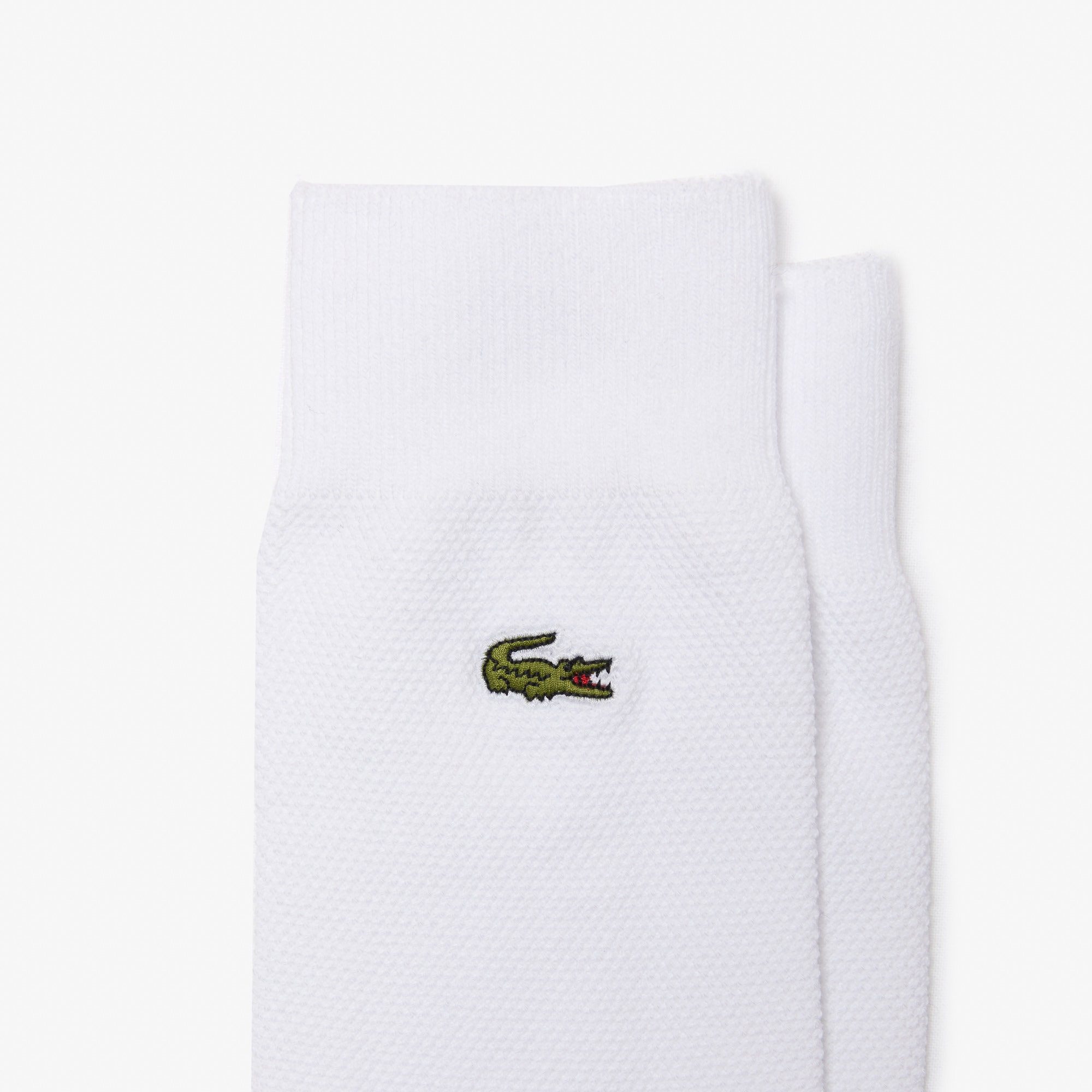 Unisex High-Cut Cotton Pique Socks Three-Pack