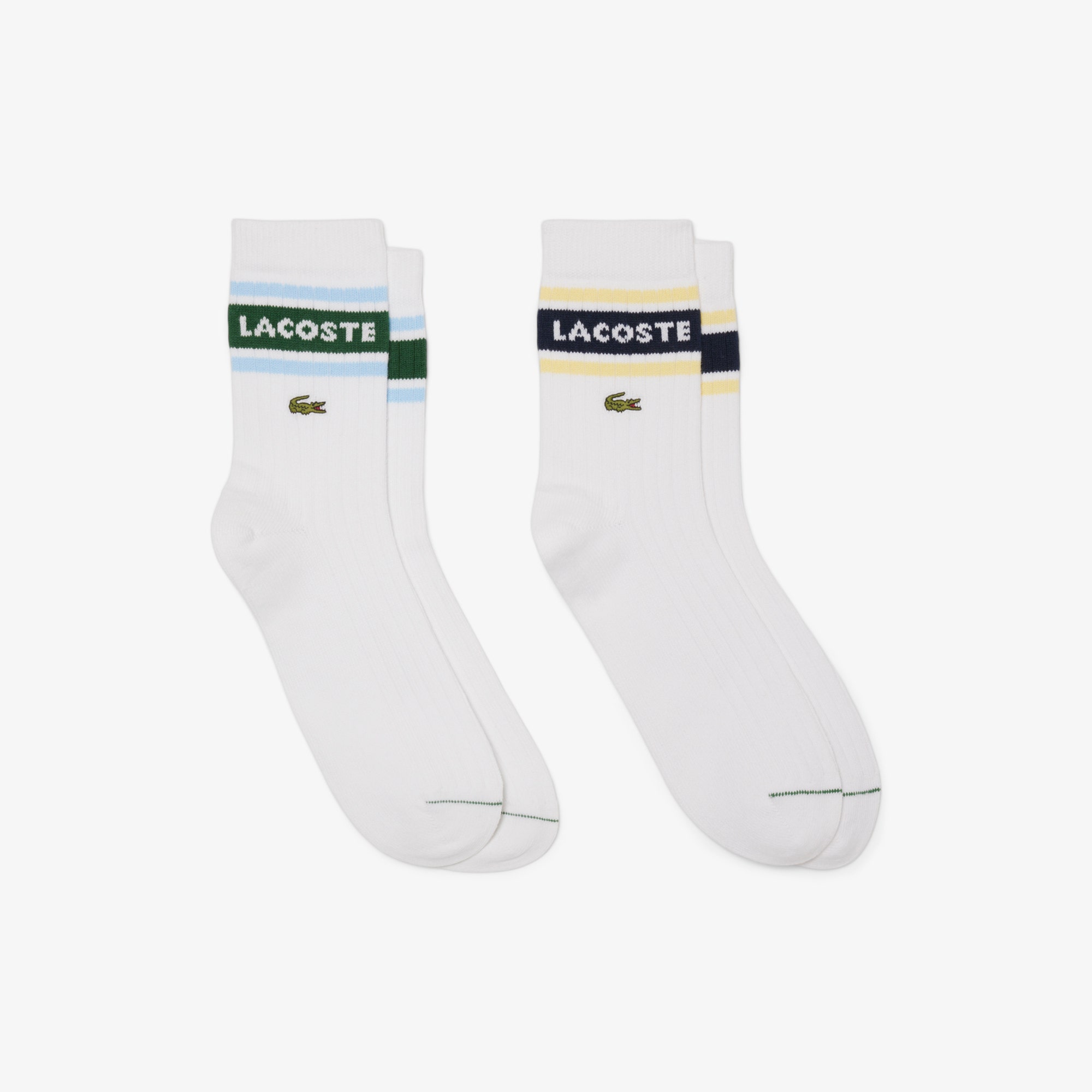 2-Pack Ribbed Cotton Socks