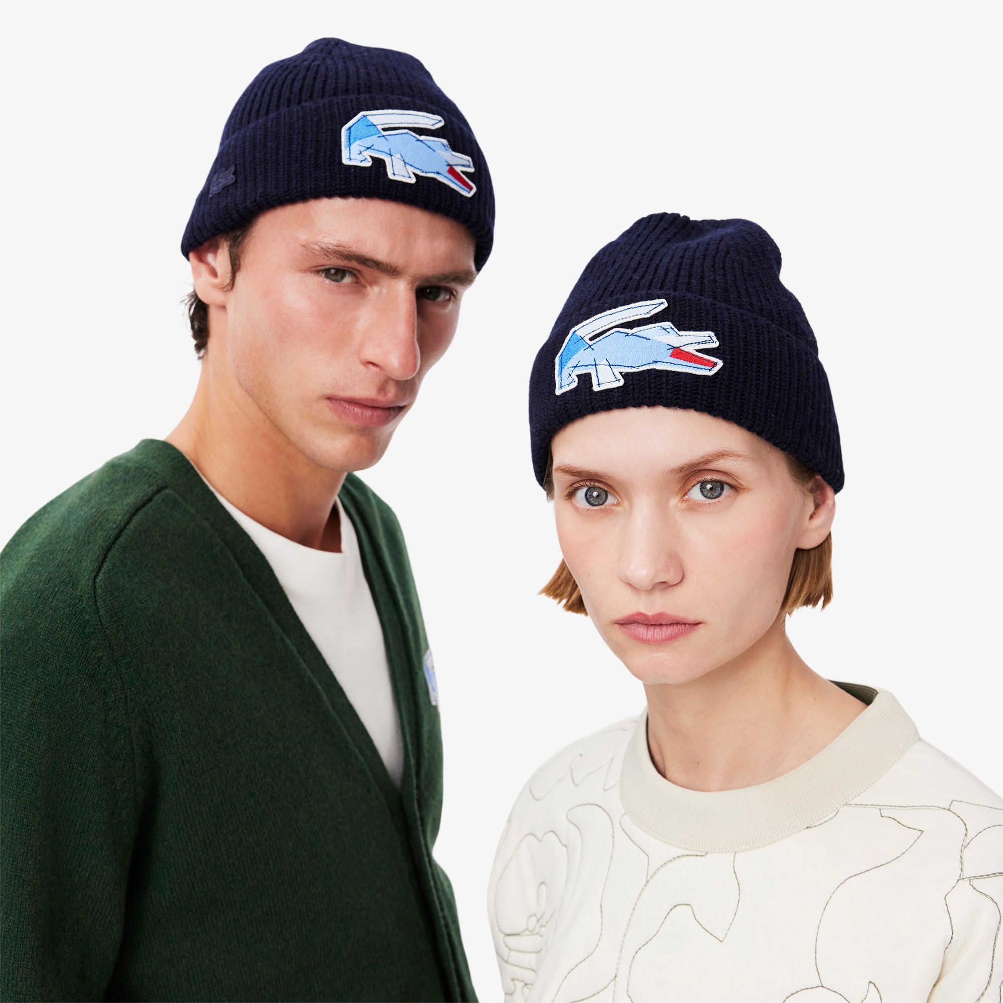 Holiday Ribbed Wool Beanie