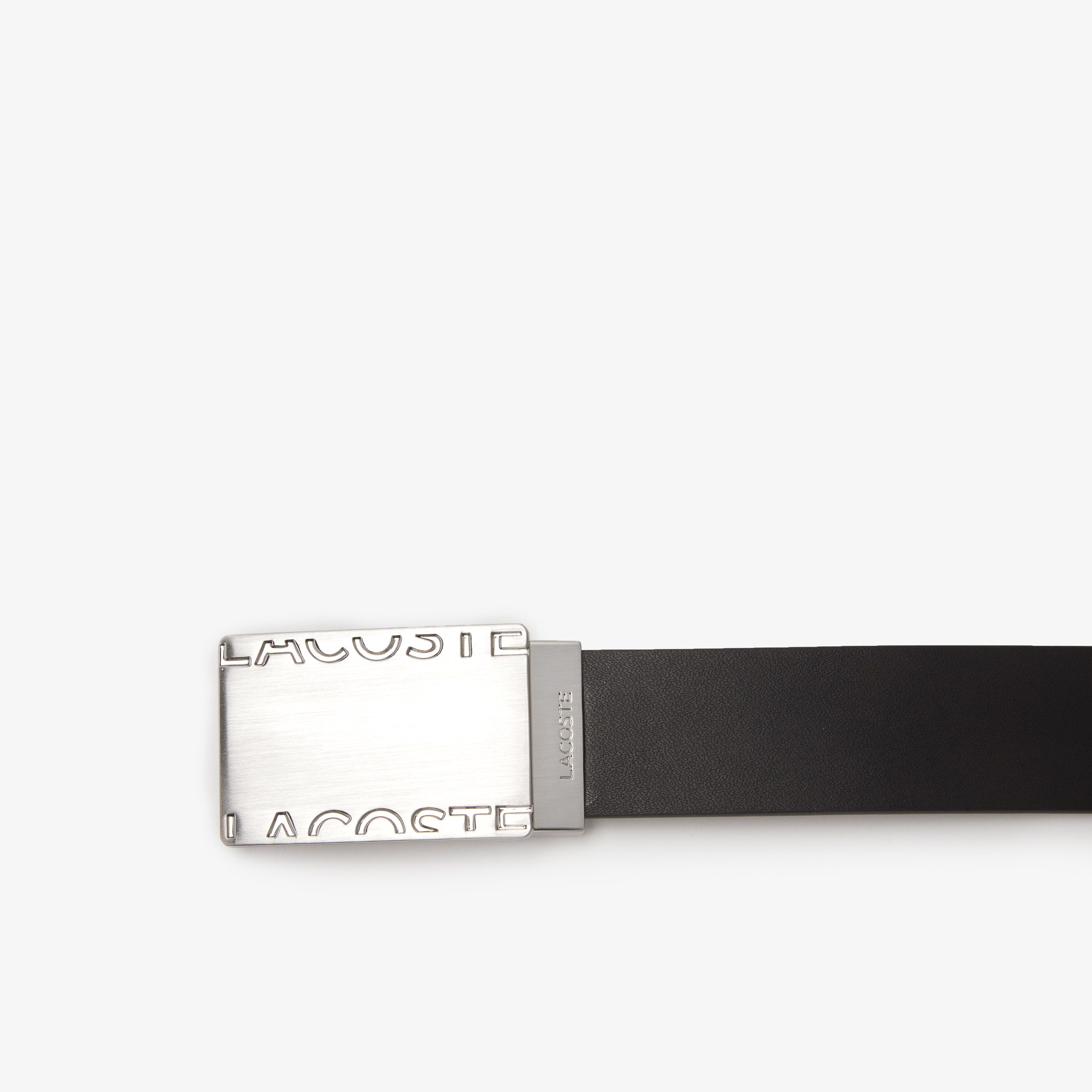 Men's Lacoste Pin And Flat Buckle Belt Gift Set