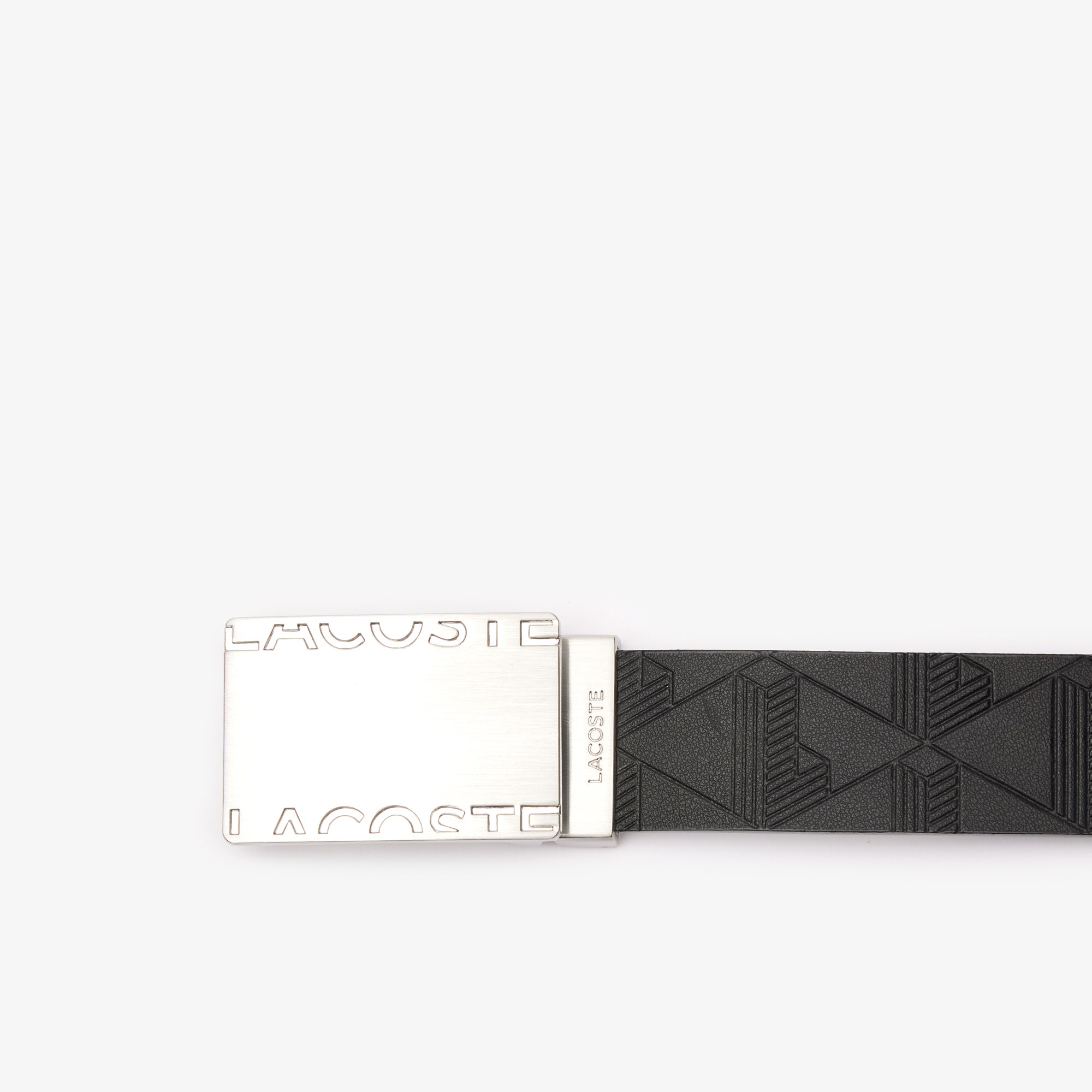 Smooth Leather Belt/2 Logo Buckle Gift Set