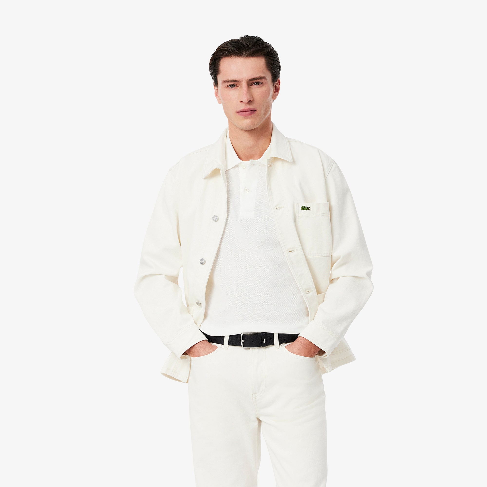 Grained Leather Belt