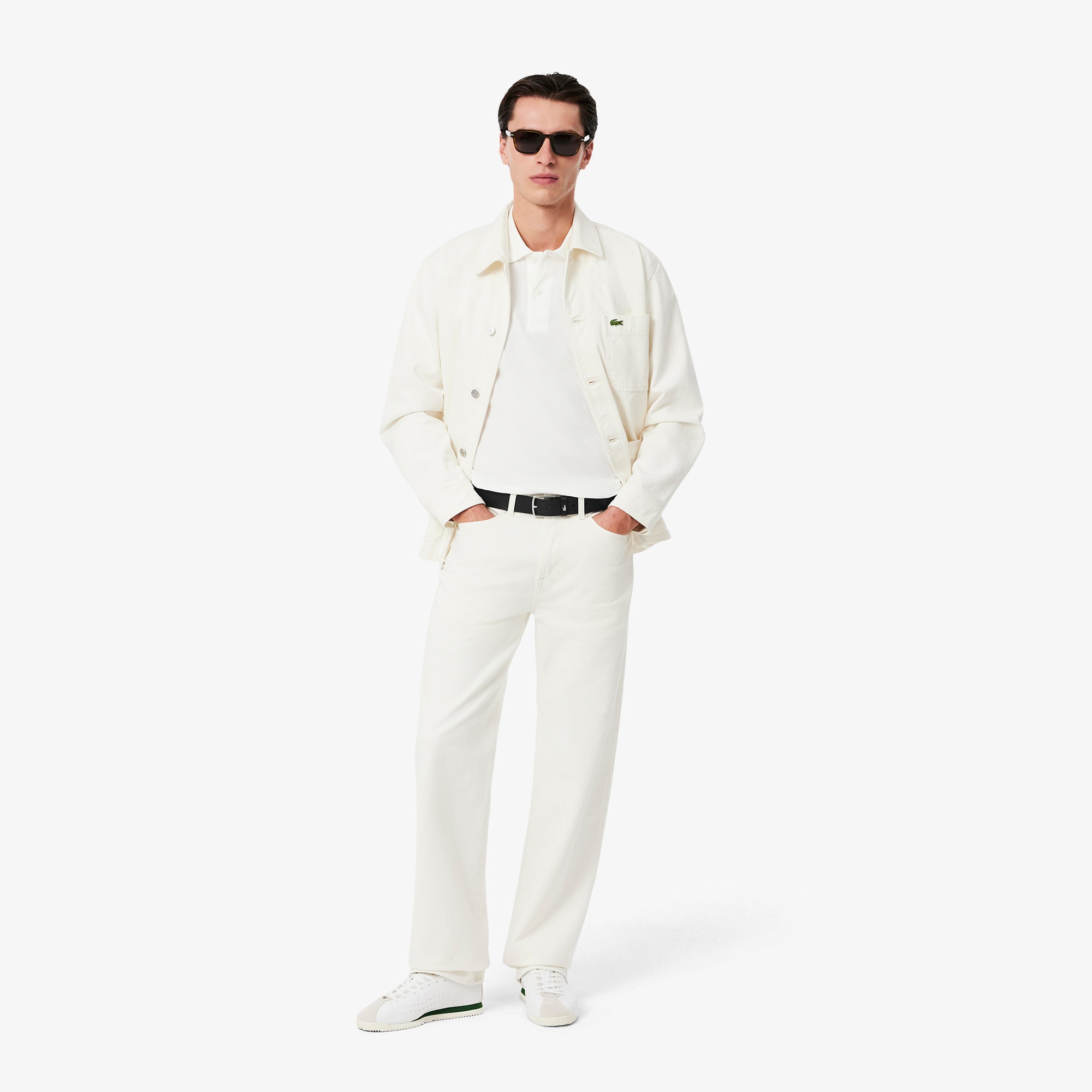 Grained Leather Belt