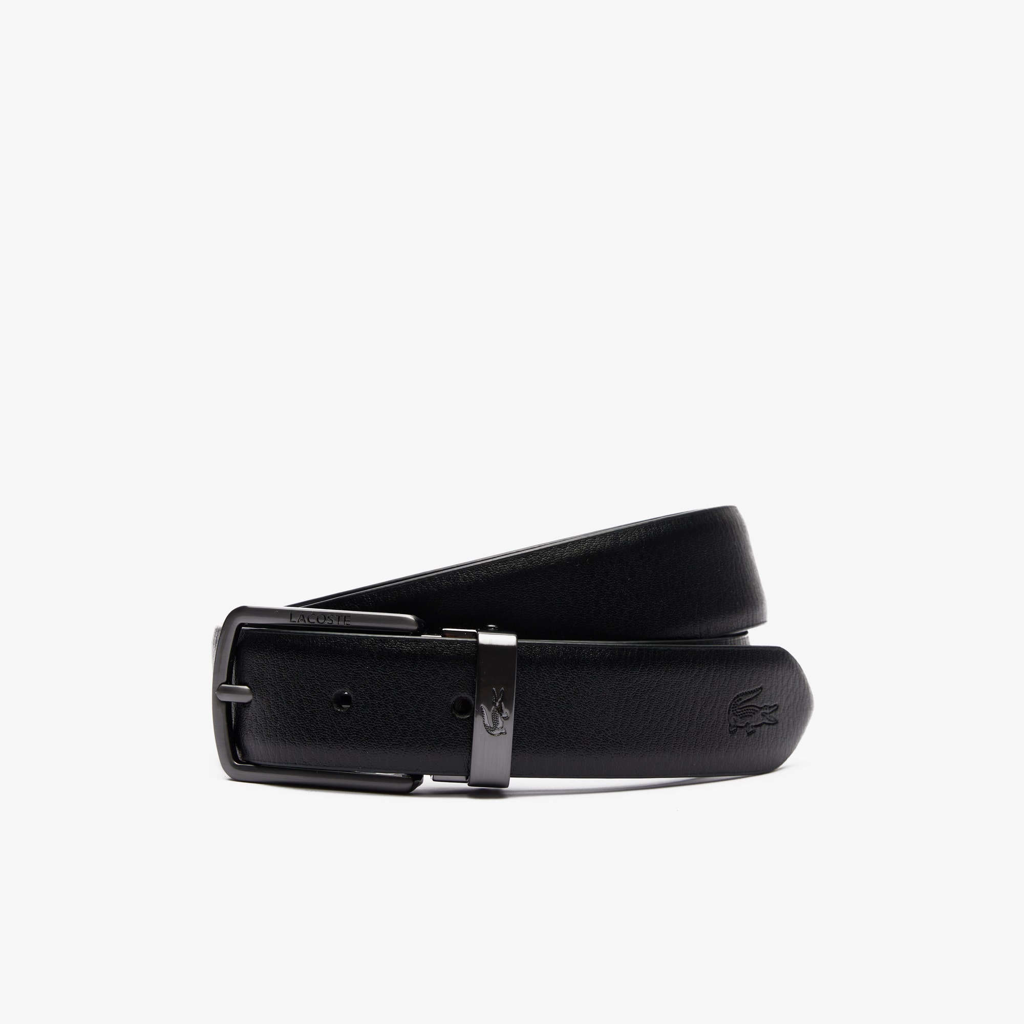 Leather Belt/2 Buckle Gift Set