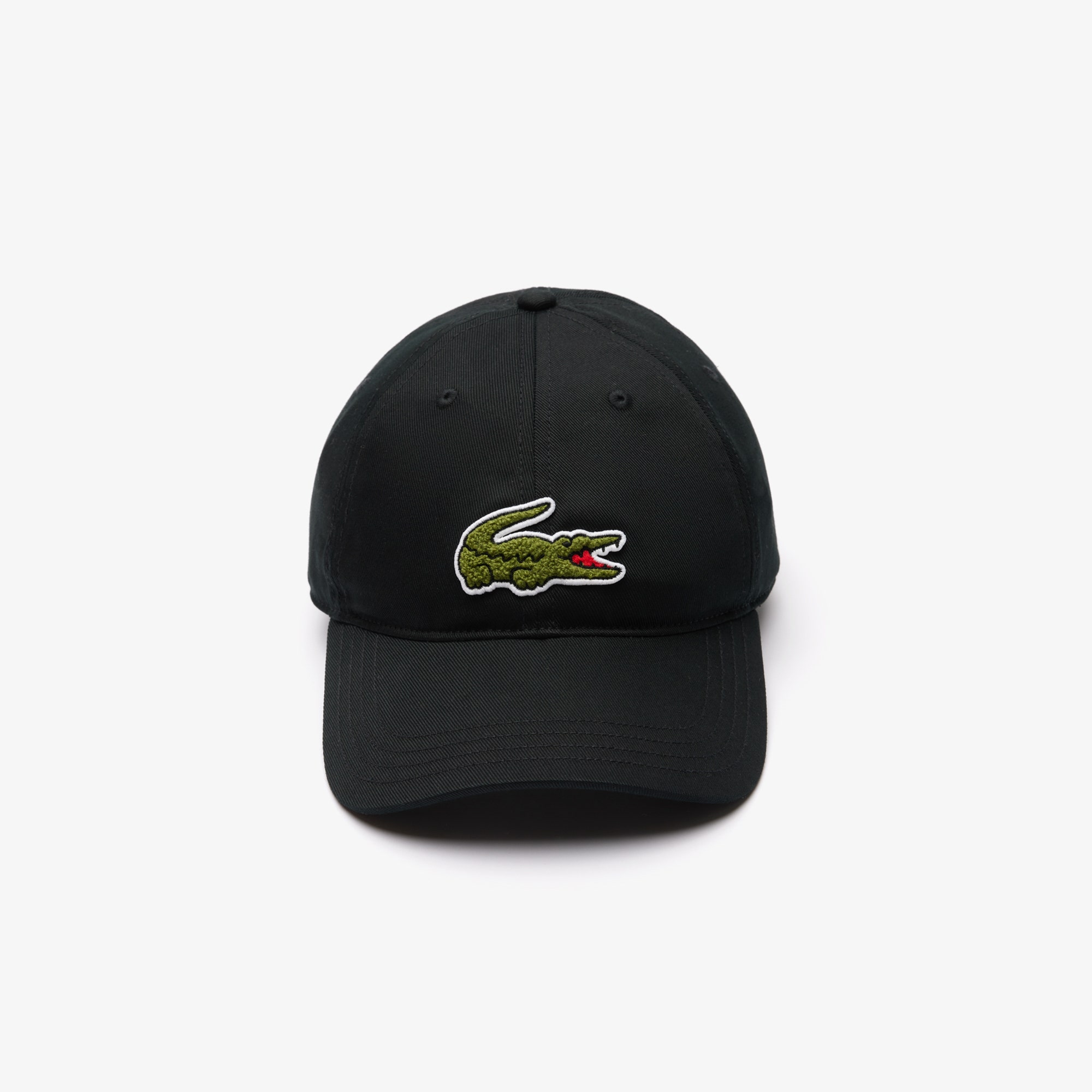 Crocodile Badge Cotton Twill Cap
