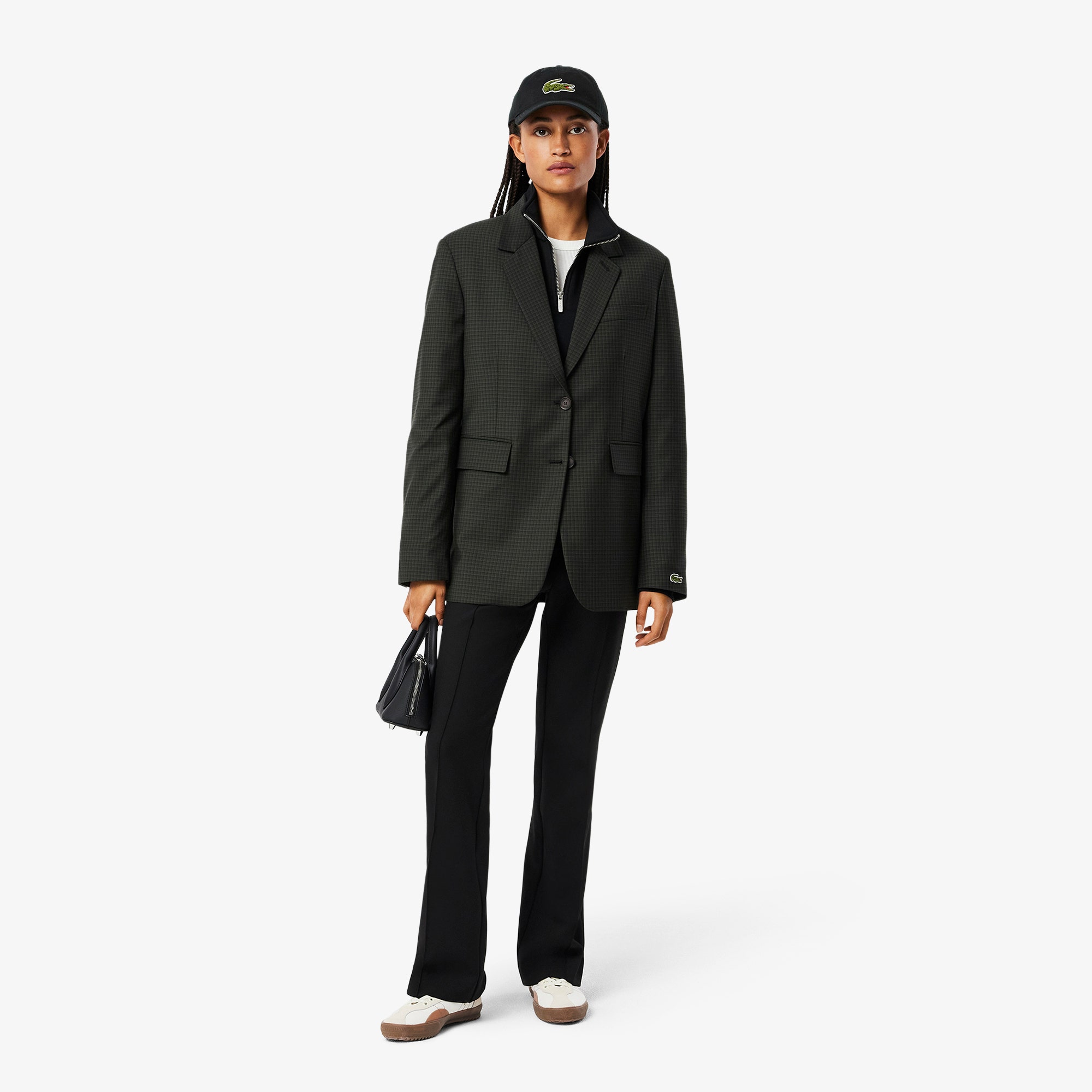 Crocodile Badge Cotton Twill Cap