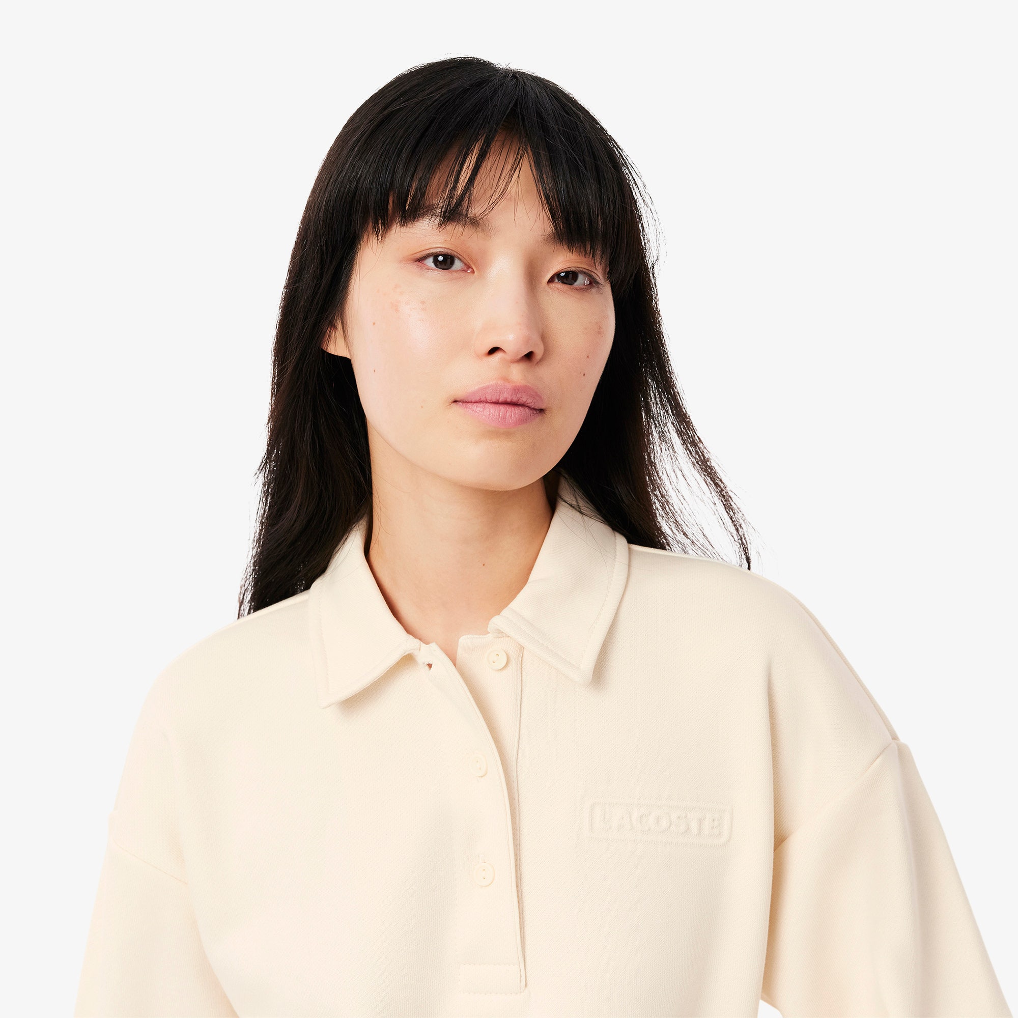 Polo Collar Sweatshirt