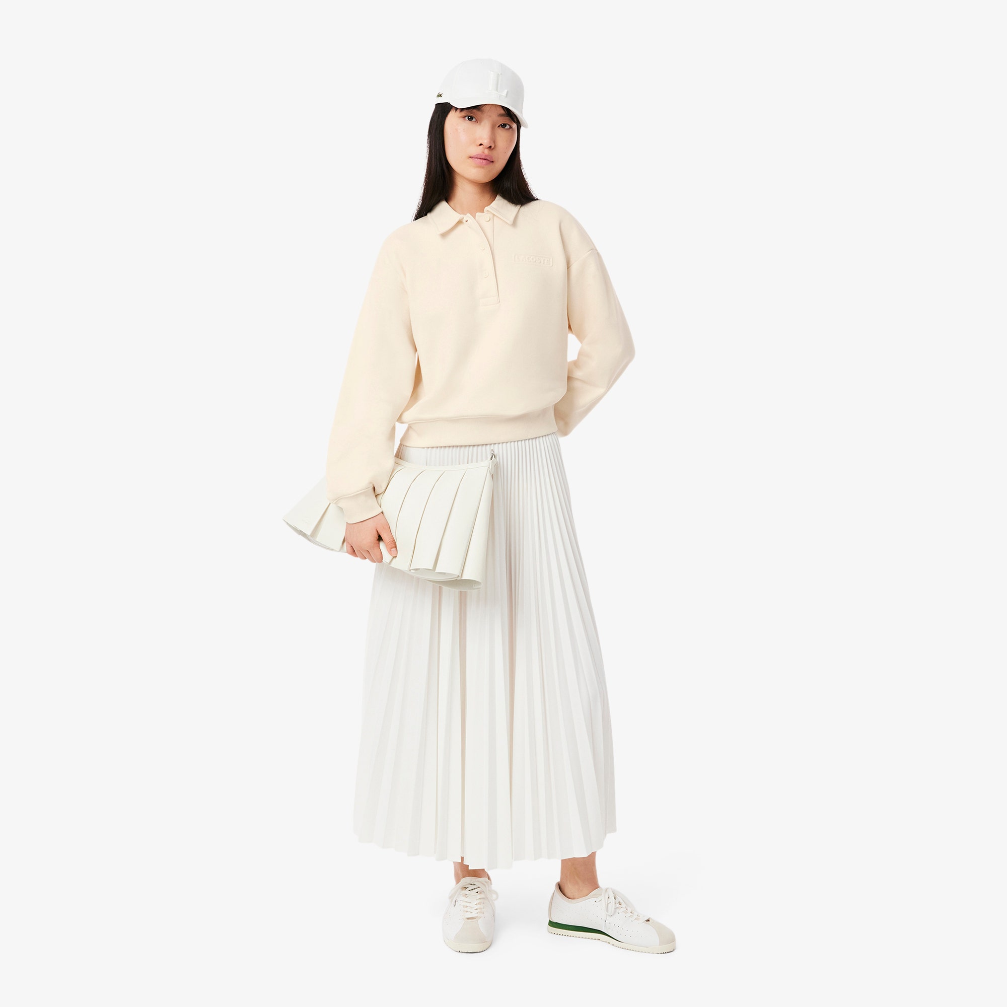 Polo Collar Sweatshirt