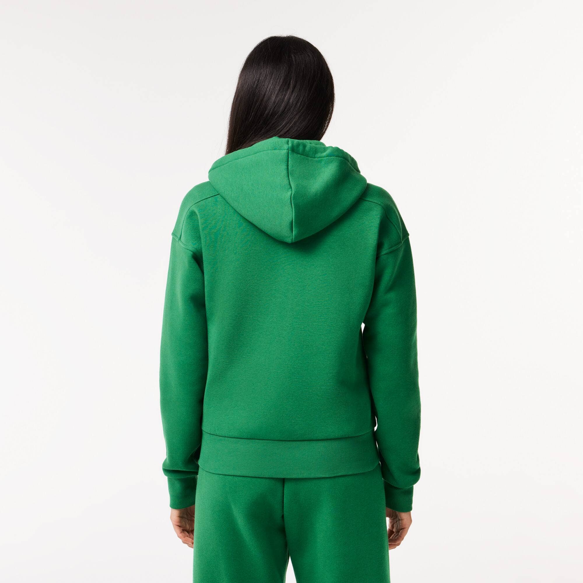 Zipped Cotton Jogger Sweatshirt 