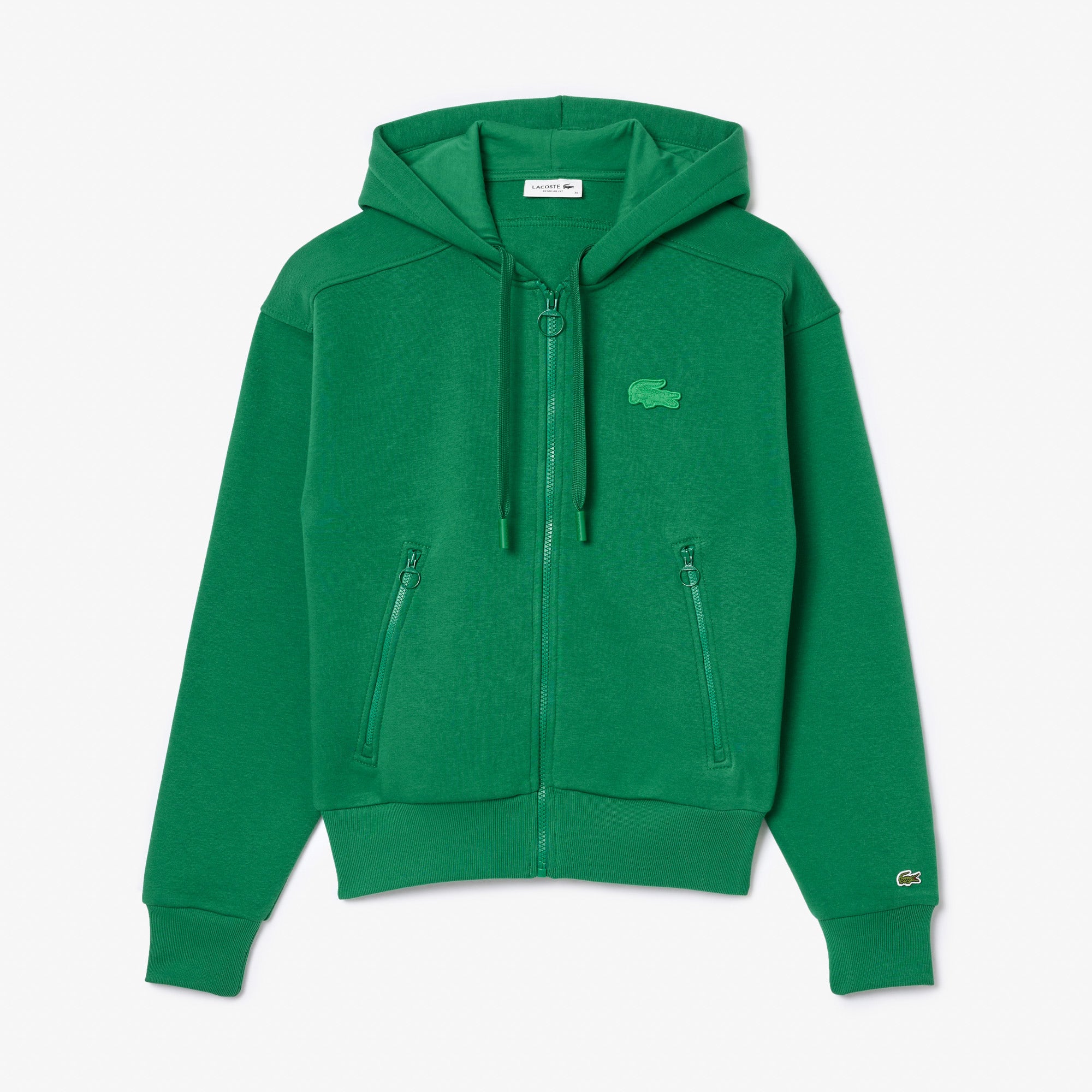 Zipped Cotton Jogger Sweatshirt 
