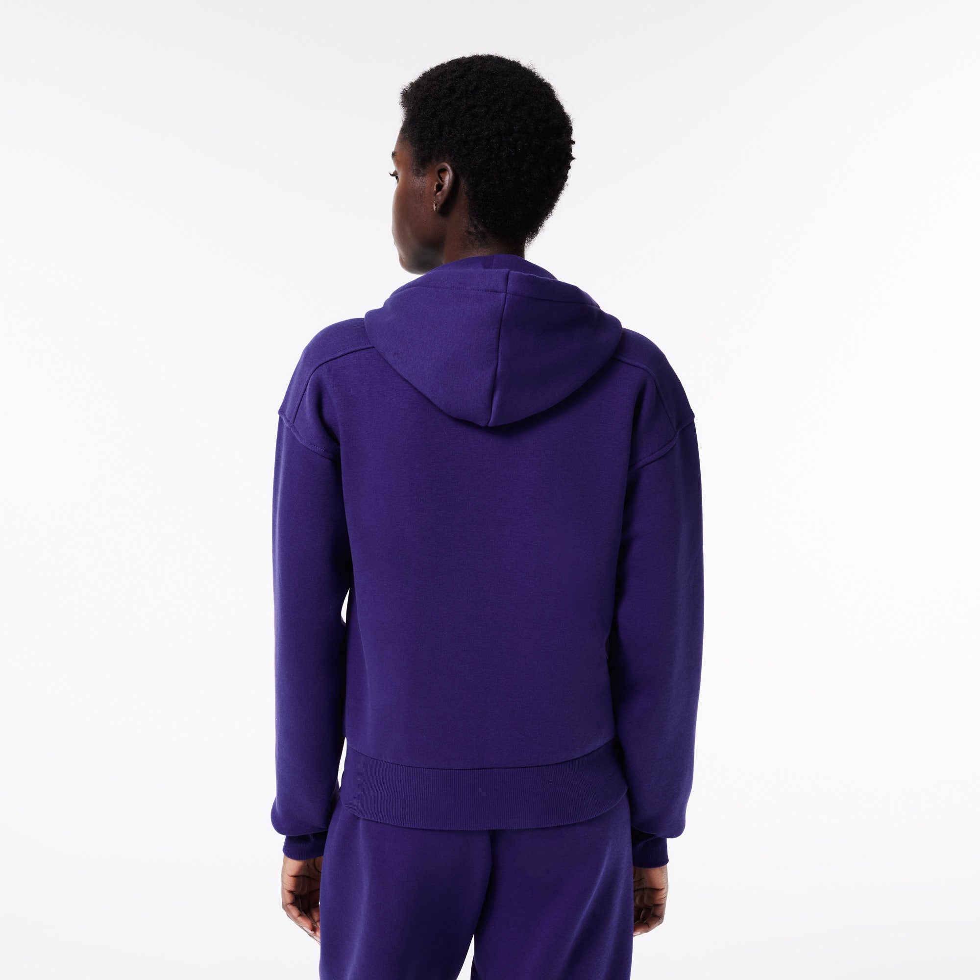 Zipped Cotton Jogger Sweatshirt 