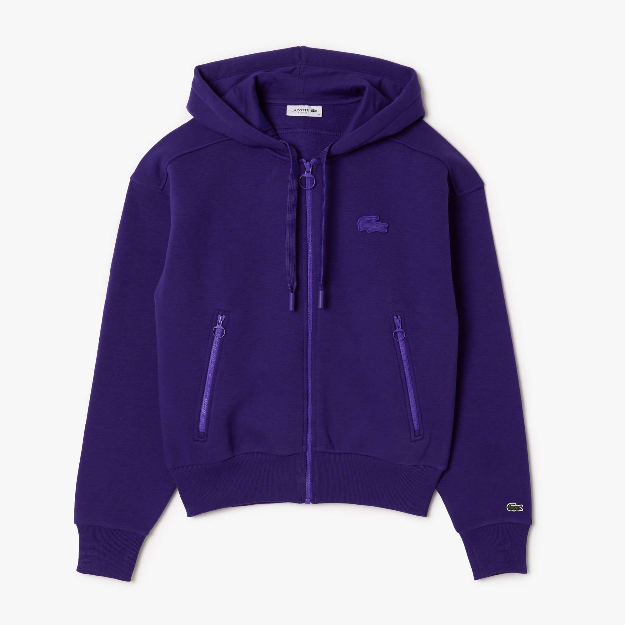 Zipped Cotton Jogger Sweatshirt 