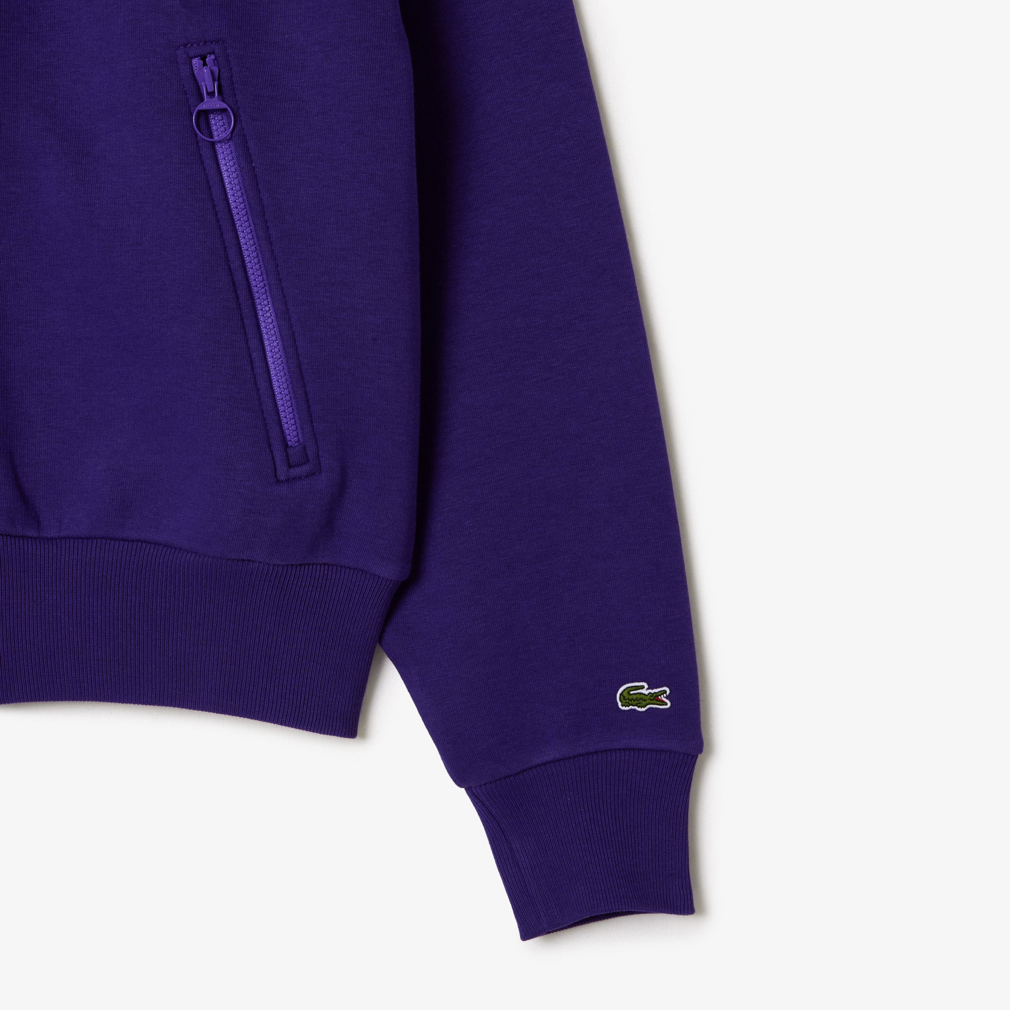 Zipped Cotton Jogger Sweatshirt 