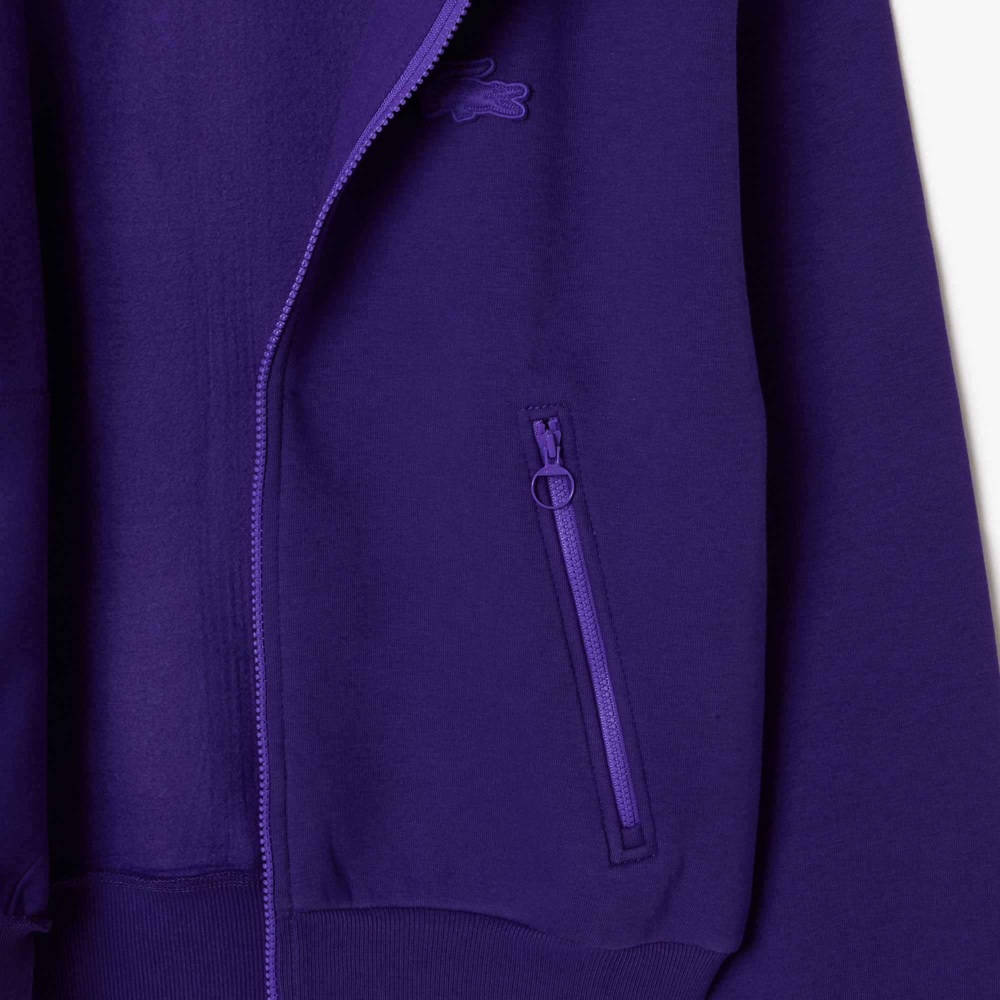 Zipped Cotton Jogger Sweatshirt 