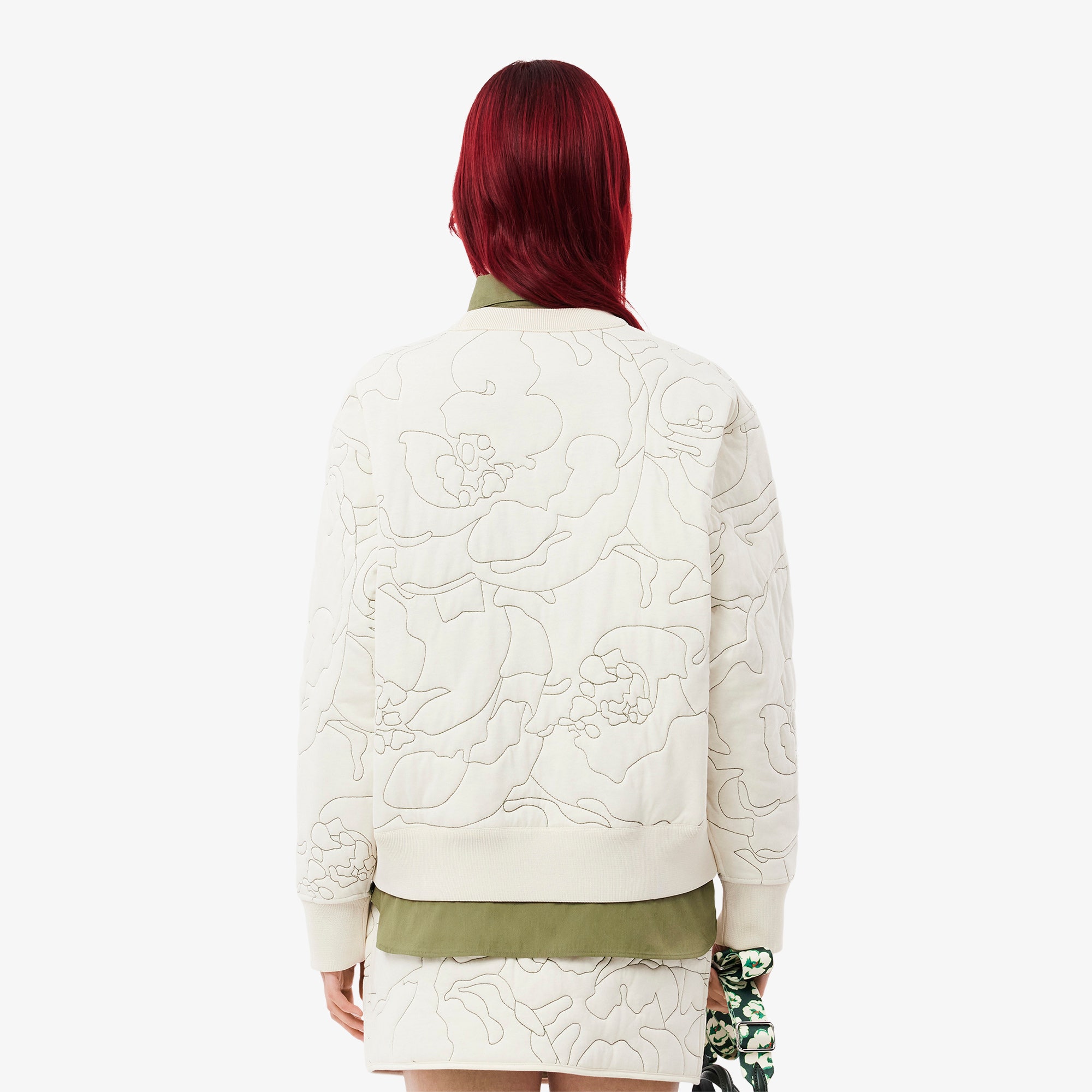 Oversized Reversible Embroidered Sweatshirt