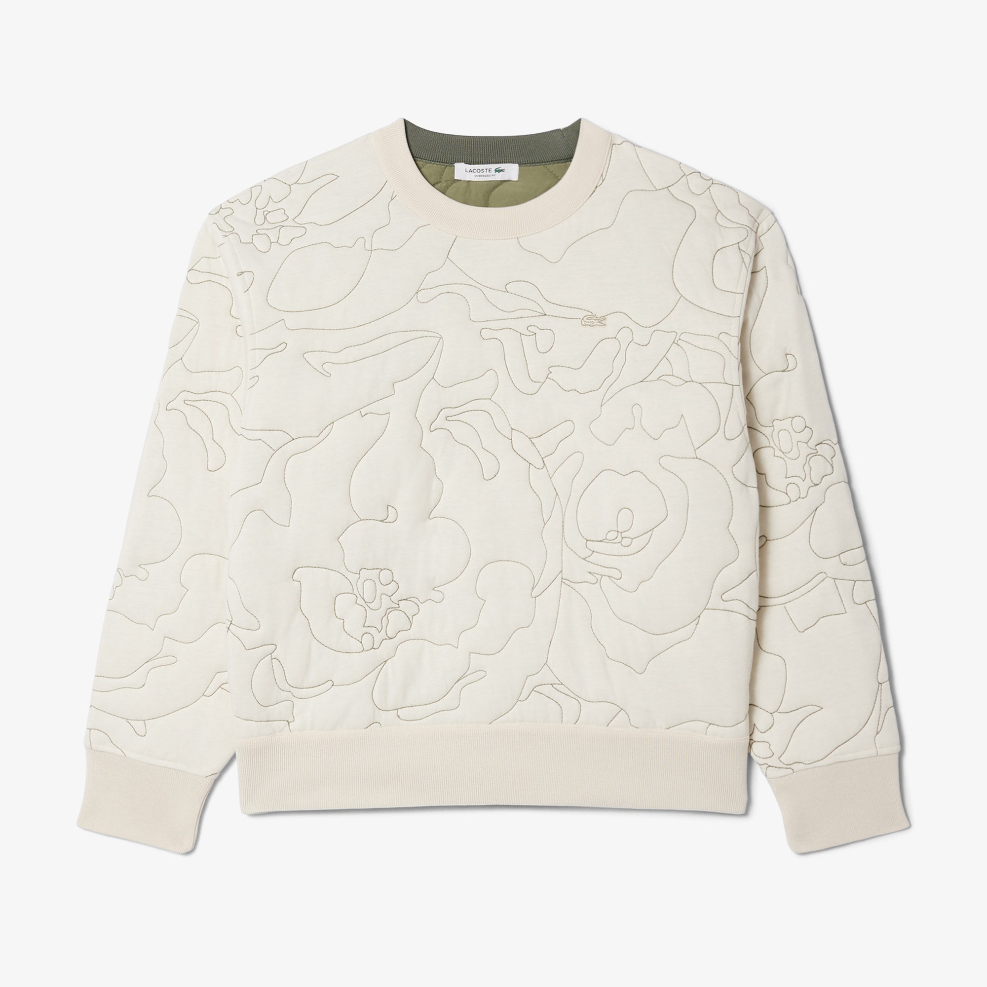 Oversized Reversible Embroidered Sweatshirt