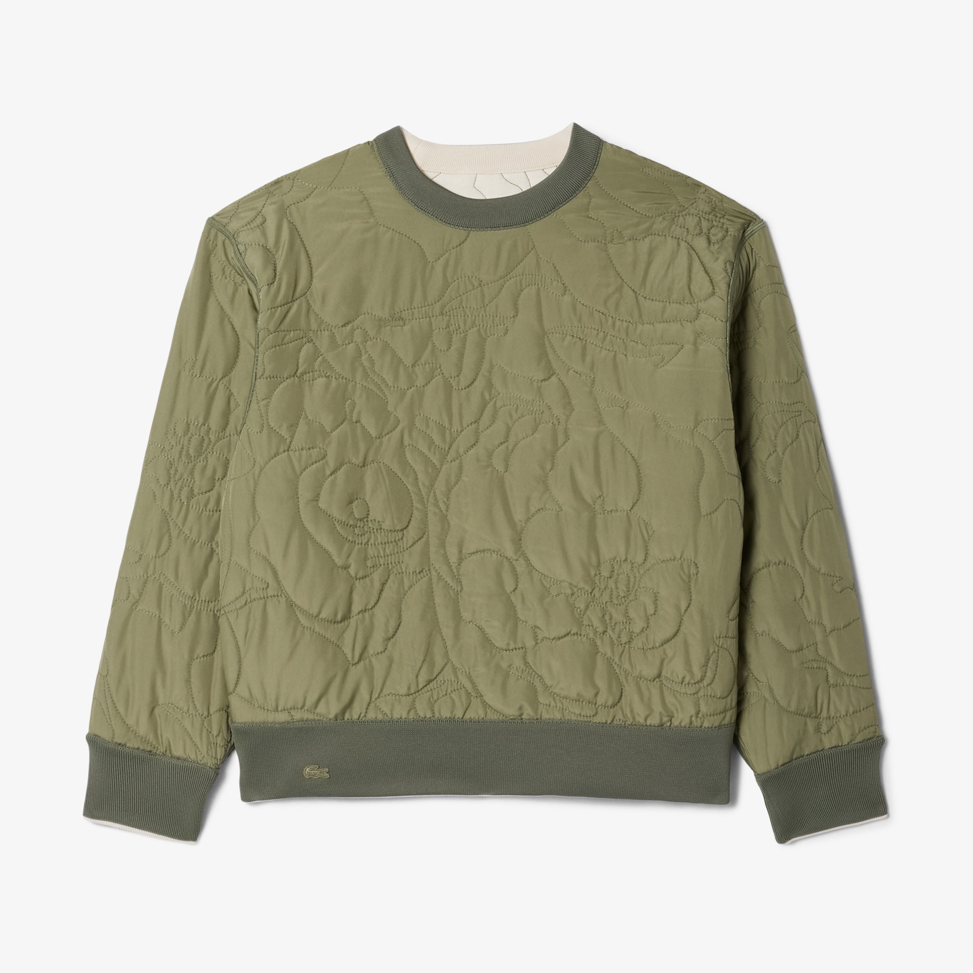 Oversized Reversible Embroidered Sweatshirt