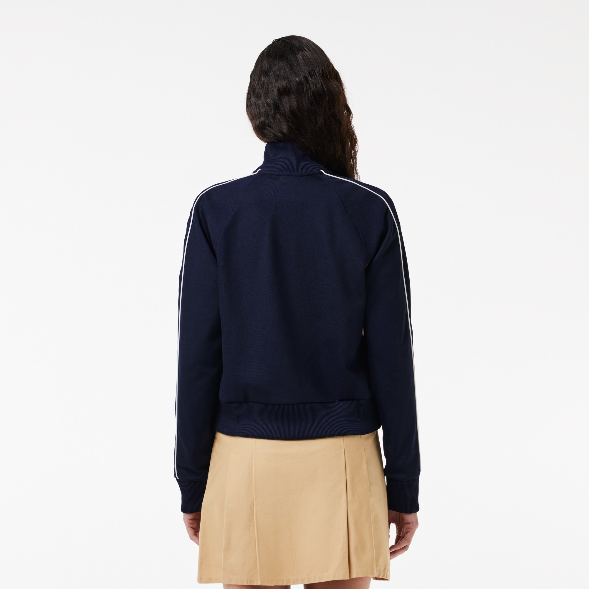 Paris Zip-Up Interlock Pique Sweatshirt