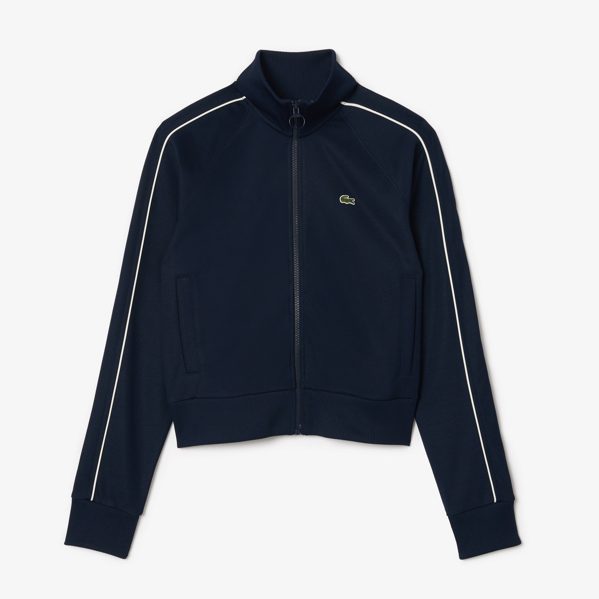 Paris Zip-Up Interlock Pique Sweatshirt