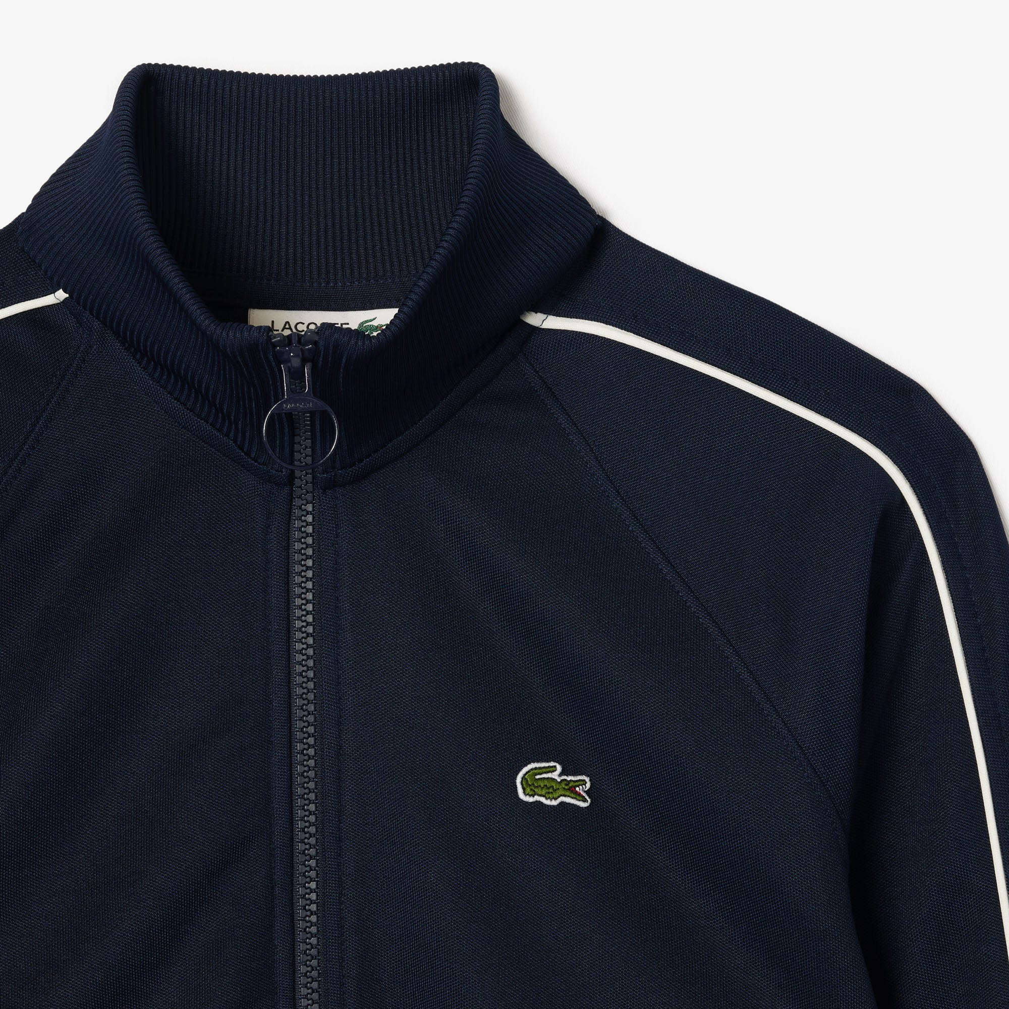 Paris Zip-Up Interlock Pique Sweatshirt