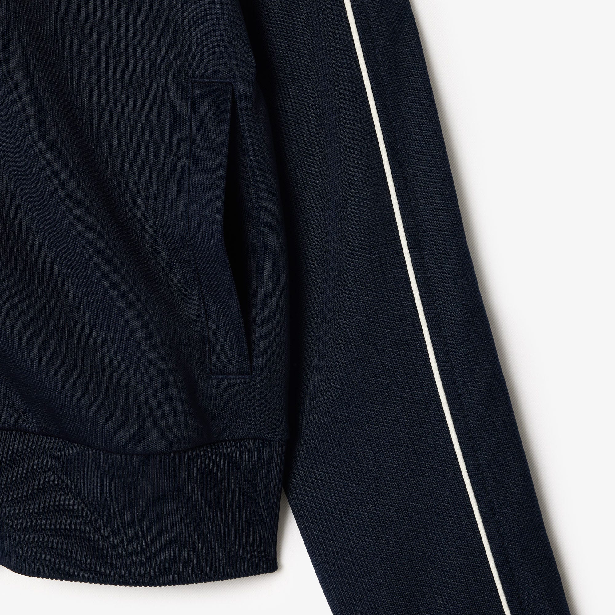 Paris Zip-Up Interlock Pique Sweatshirt