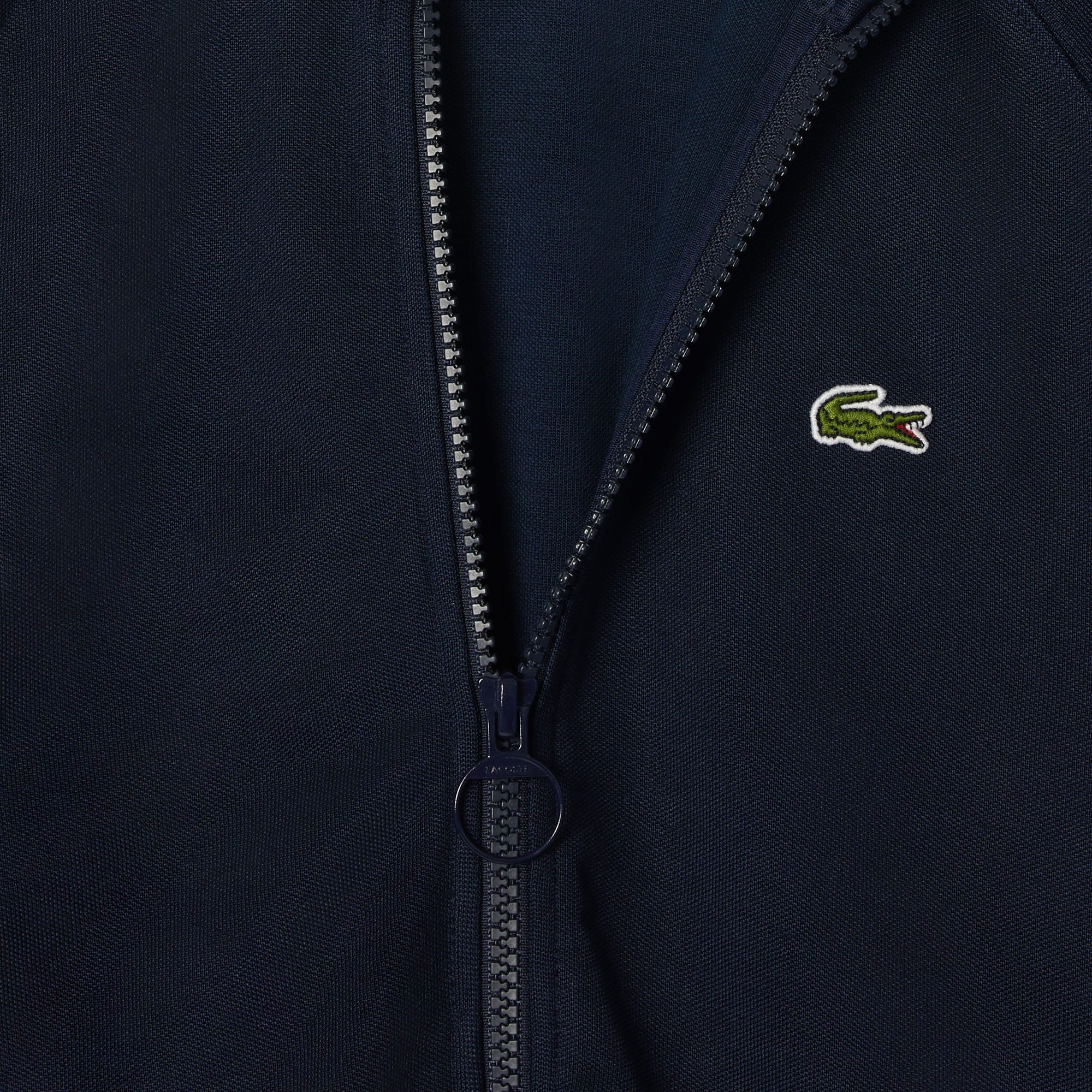 Paris Zip-Up Interlock Pique Sweatshirt