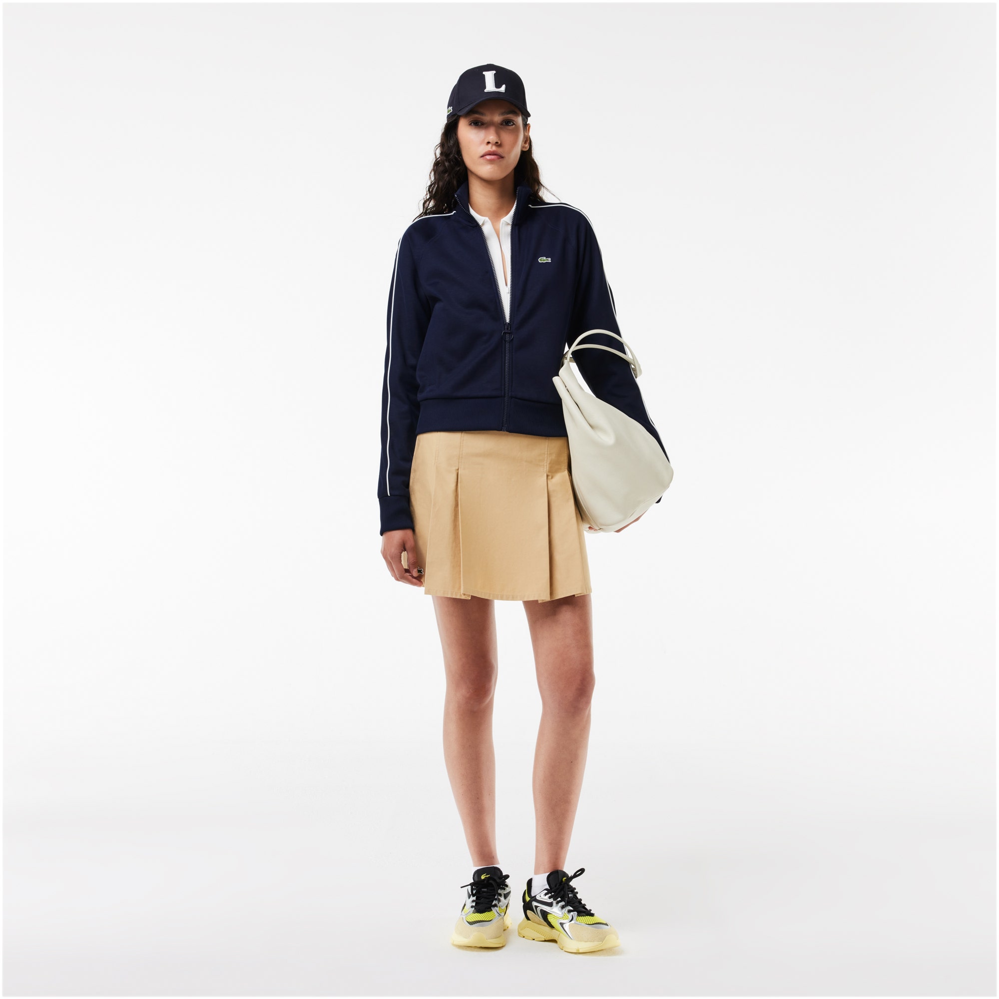 Paris Zip-Up Interlock Pique Sweatshirt