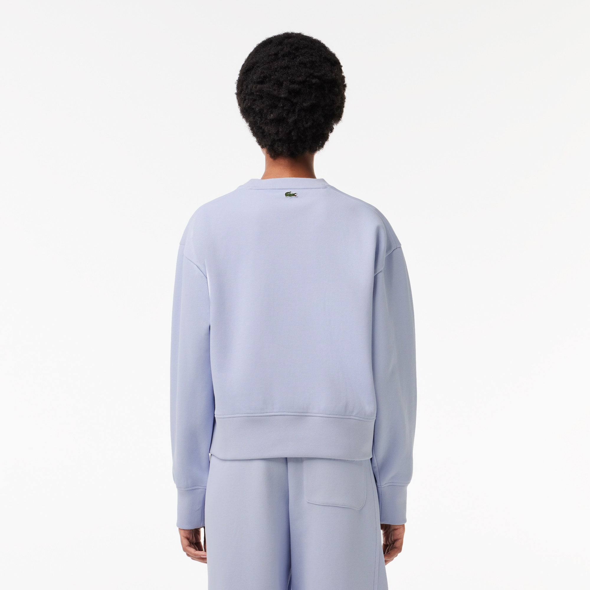 Oversized Pique Hoodie