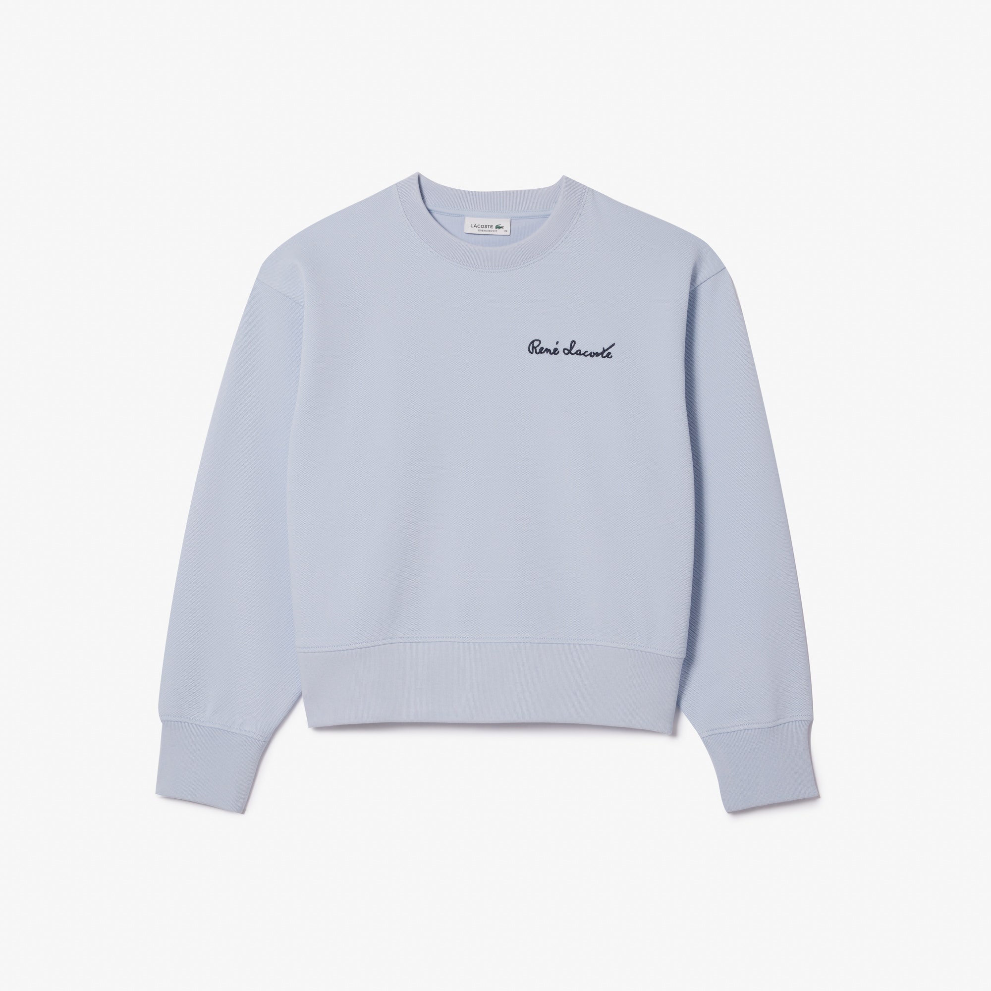 Oversized Pique Hoodie