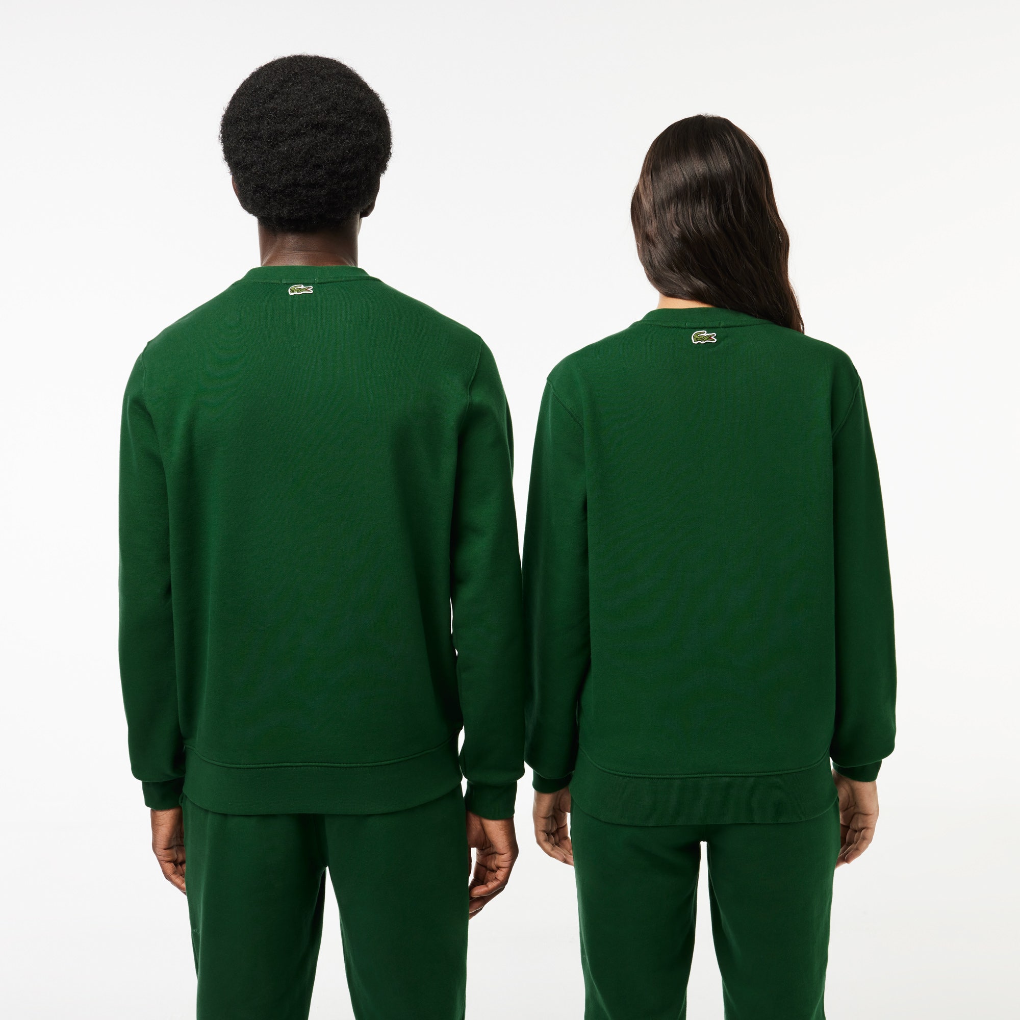 Fleece Crew Neck Print Sweatshirt