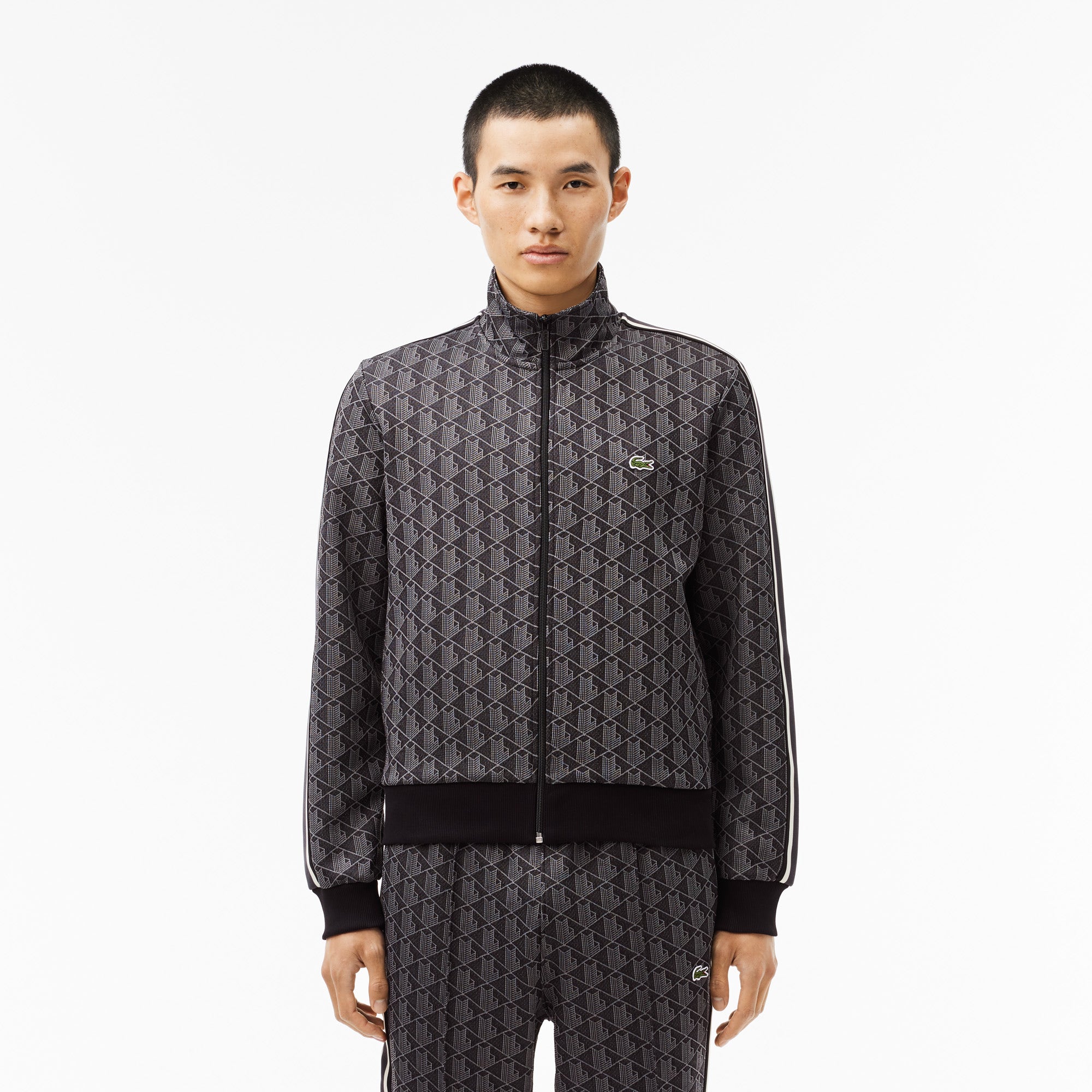 Paris Zip-Up Jacquard Track Jacket