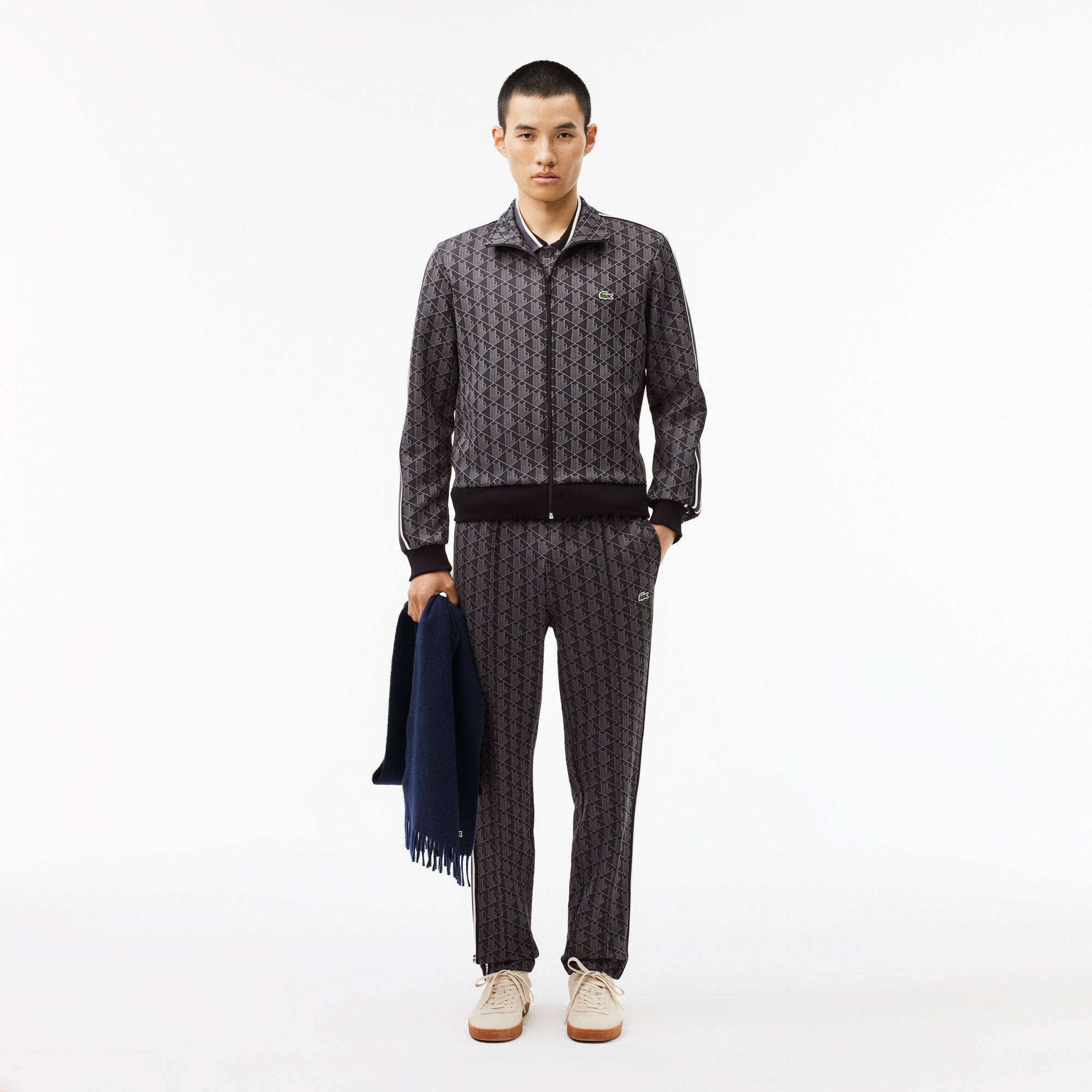 Paris Zip-Up Jacquard Track Jacket