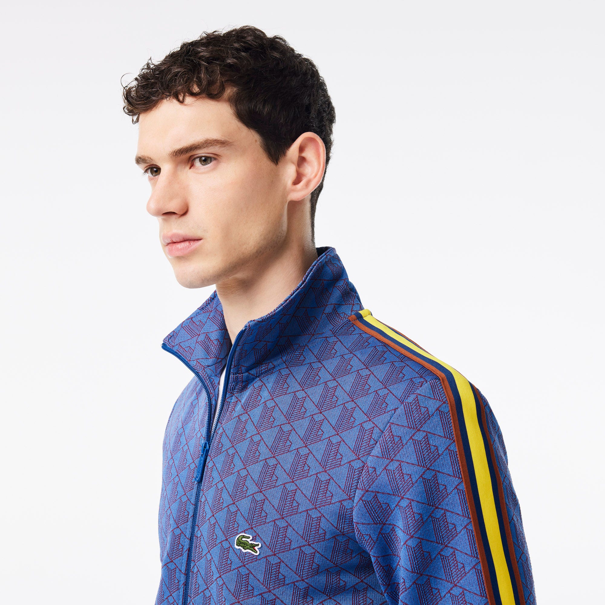 Paris Zip-Up Jacquard Track Jacket