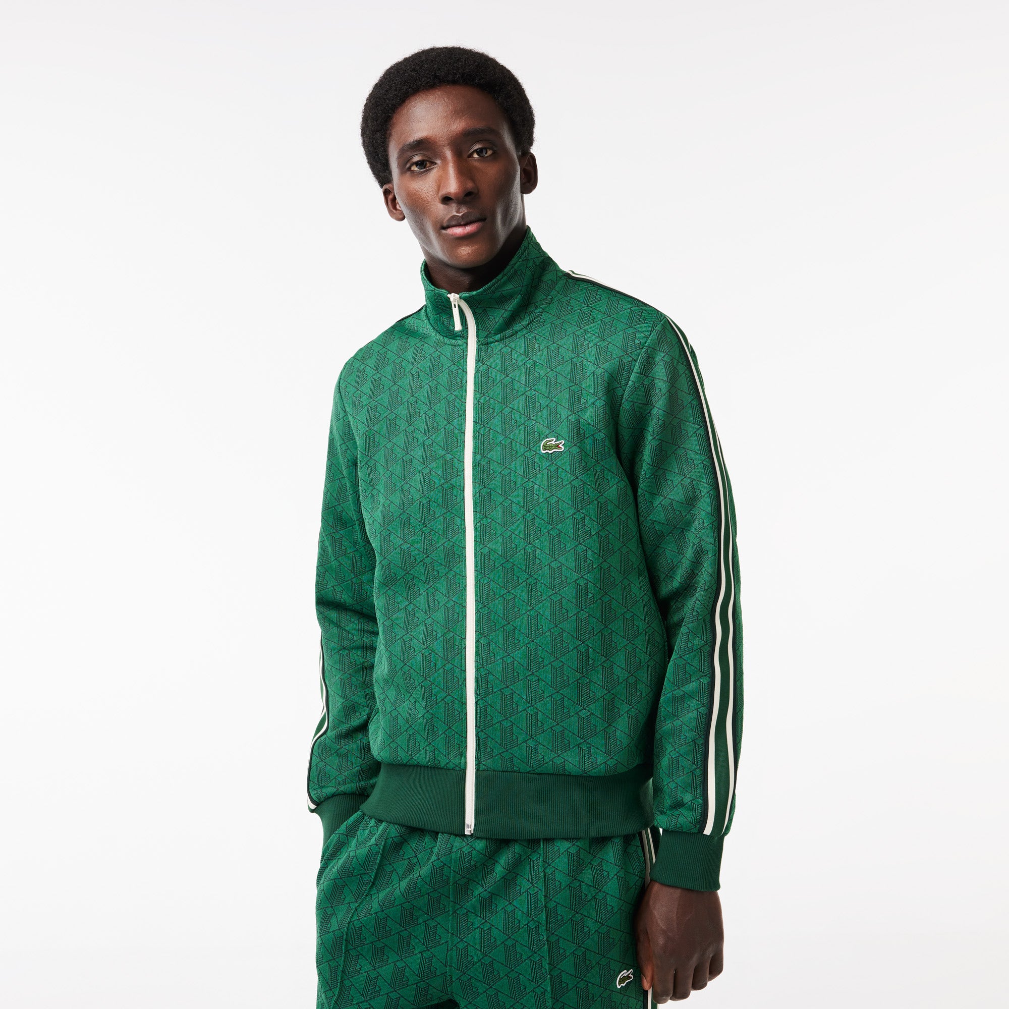 Paris Zip-Up Jacquard Track Jacket