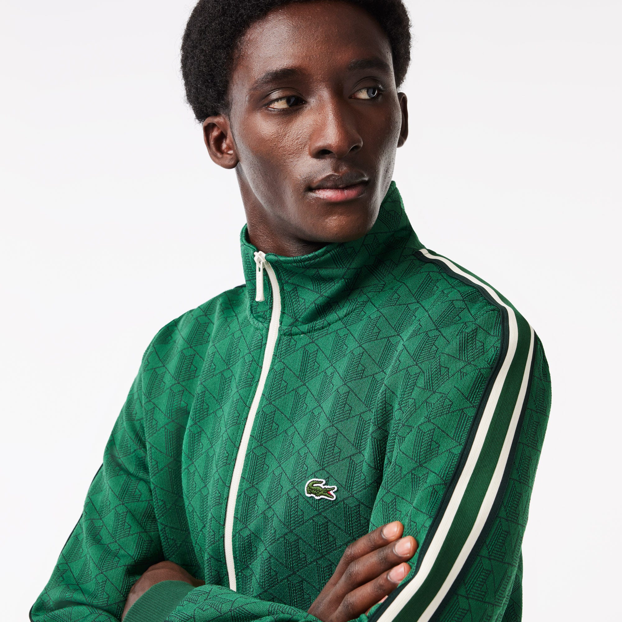 Paris Zip-Up Jacquard Track Jacket